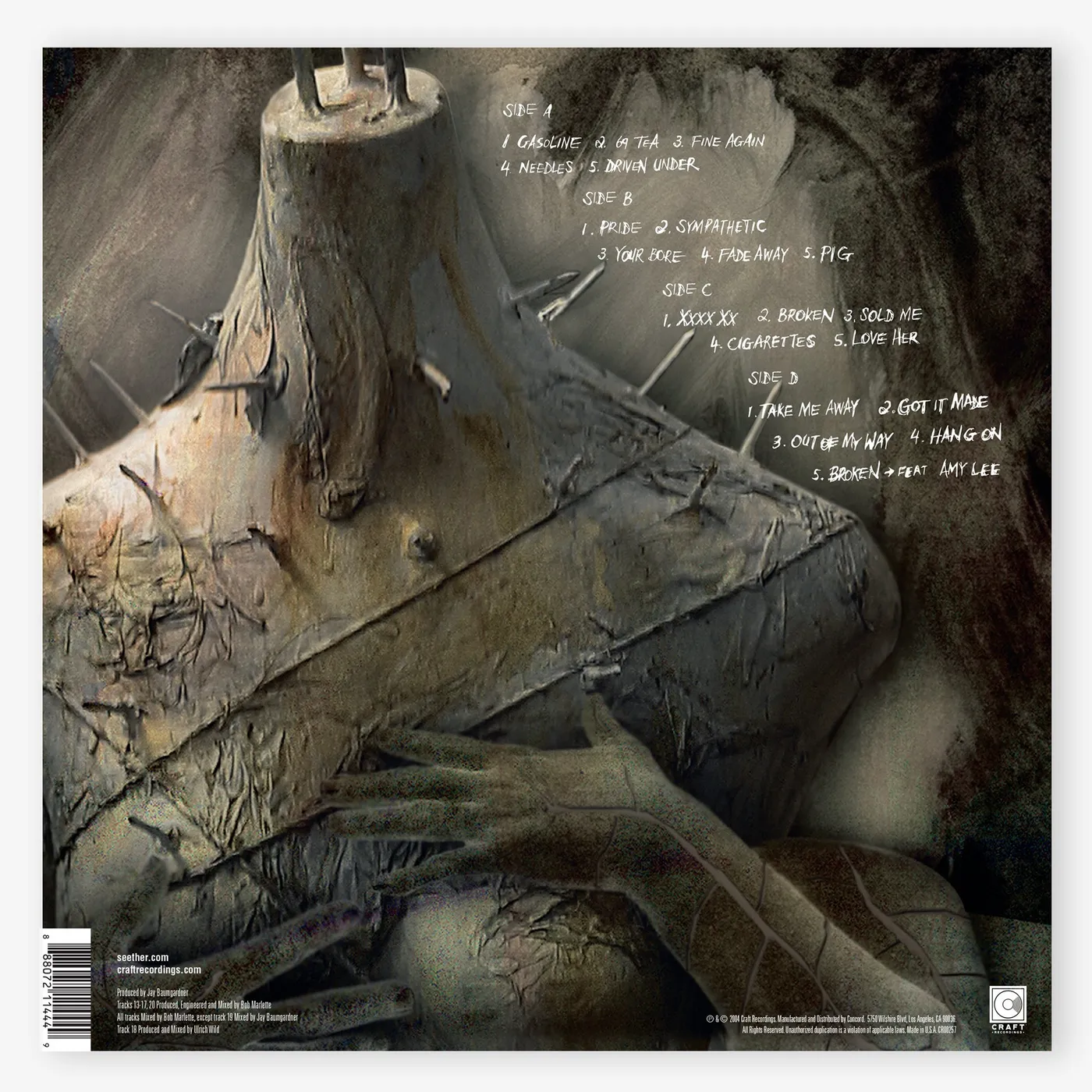 Seether Disclaimer II (Raspberry Red Opaque 2-LP) (Vinyl)