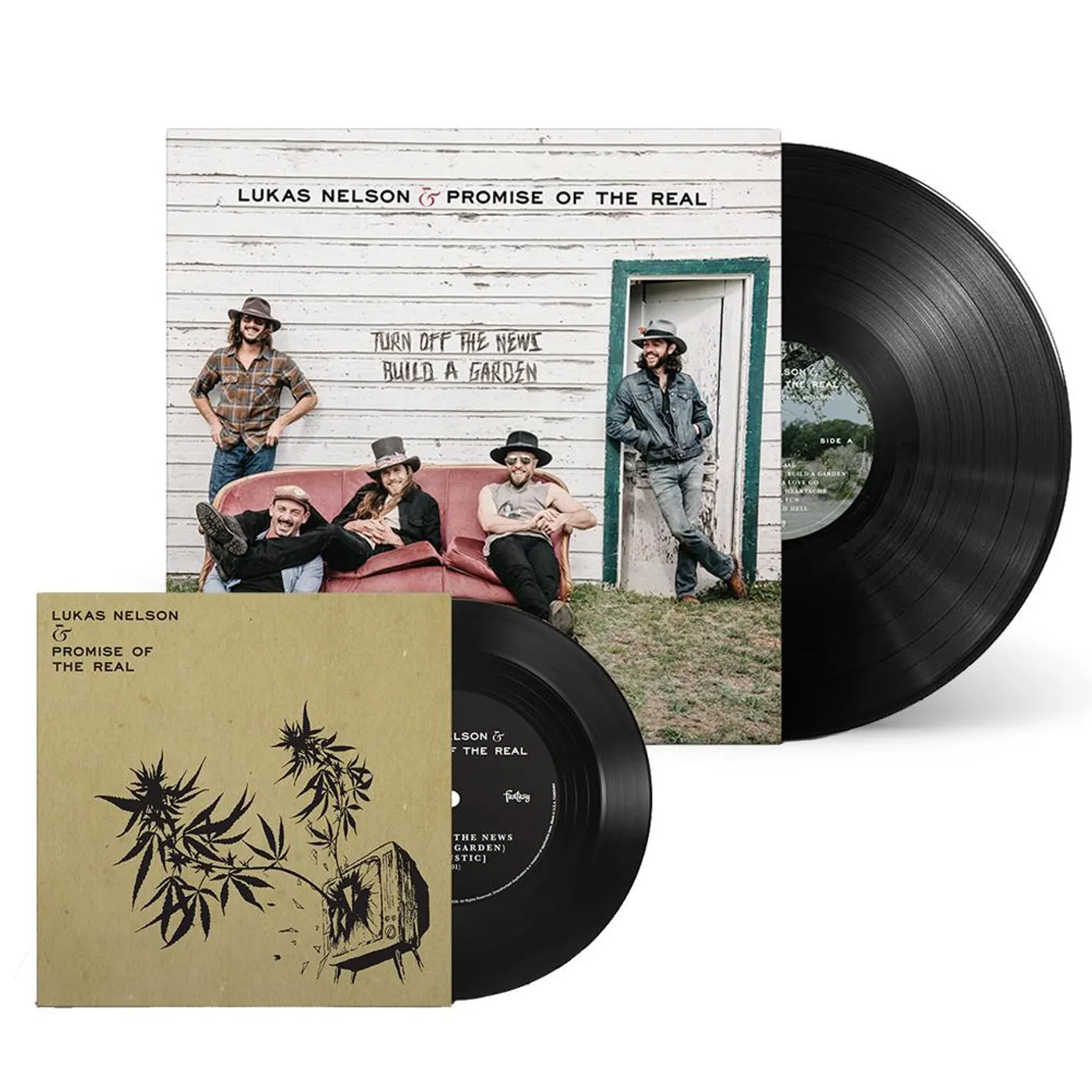 Lukas Nelson and Promise of the Real Turn Off the News (Build a Garden) Vinyl LP + 7"