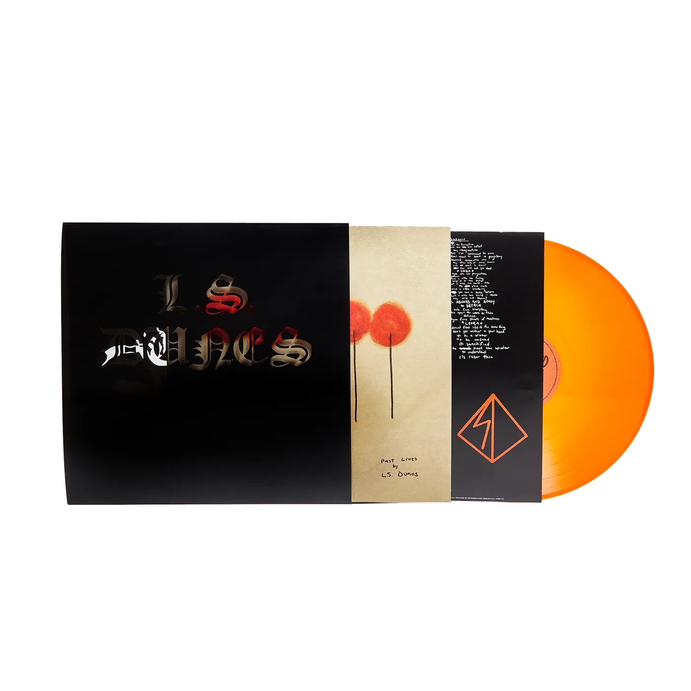L.S. Dunes Past Lives Orange Colored Vinyl