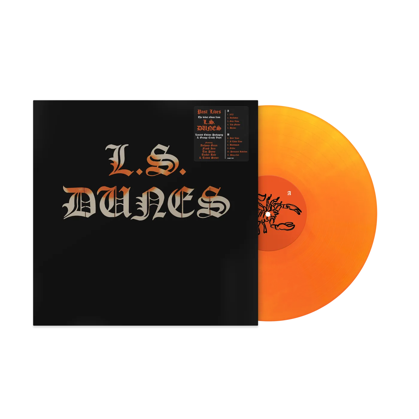 L.S. Dunes Past Lives Orange Colored Vinyl