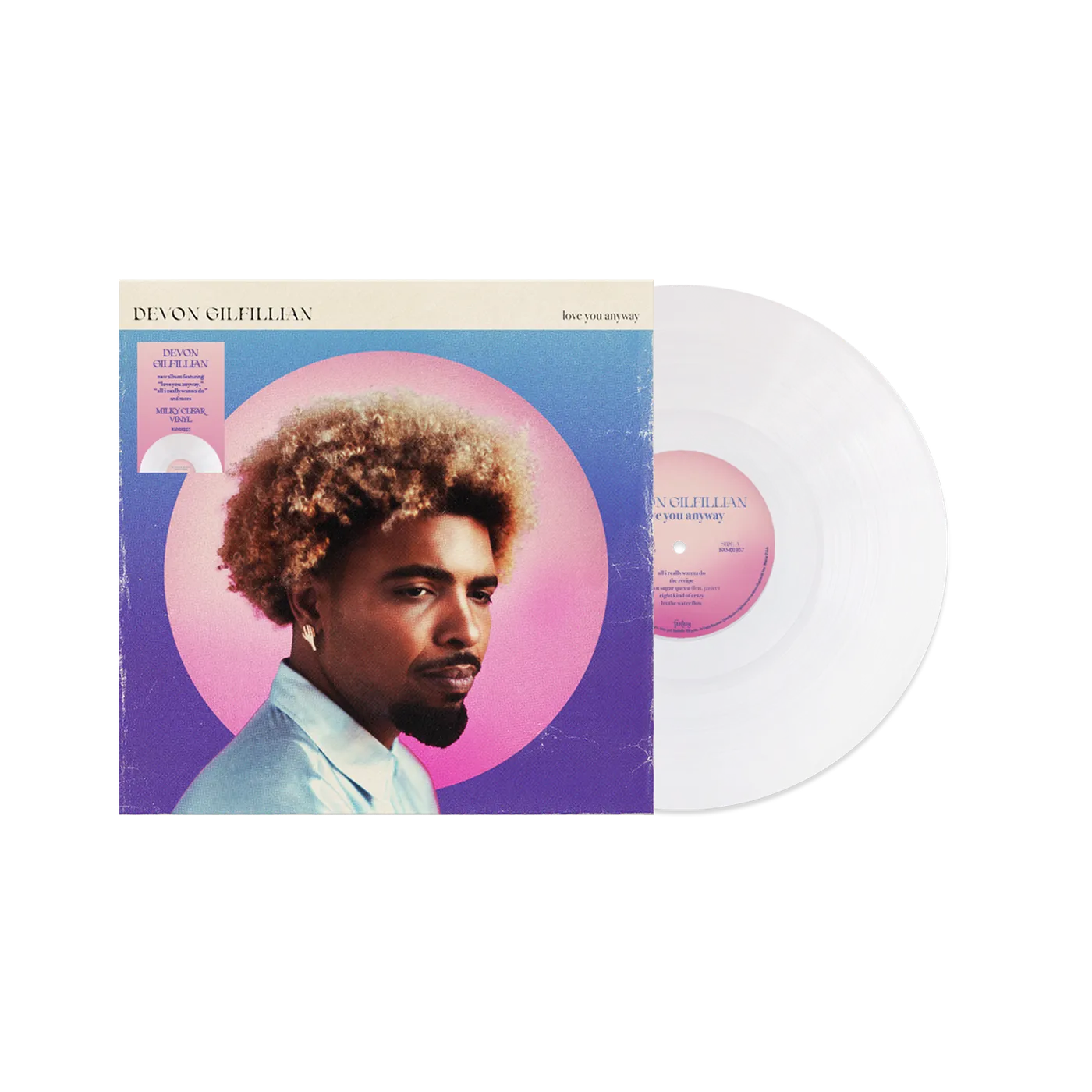 Devon Gilfillian Love You Anyway Milky Clear Vinyl LP