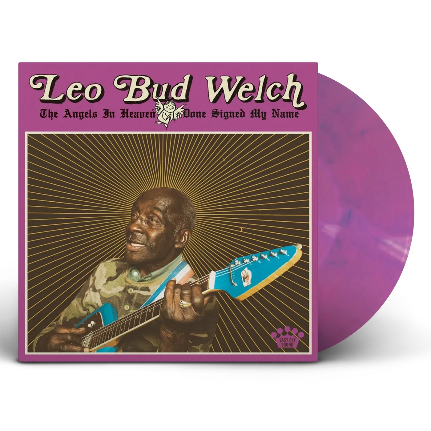 Leo "Bud" Welch The Angels In Heaven Done Signed My Name [Pink + Blue Marble Vinyl]