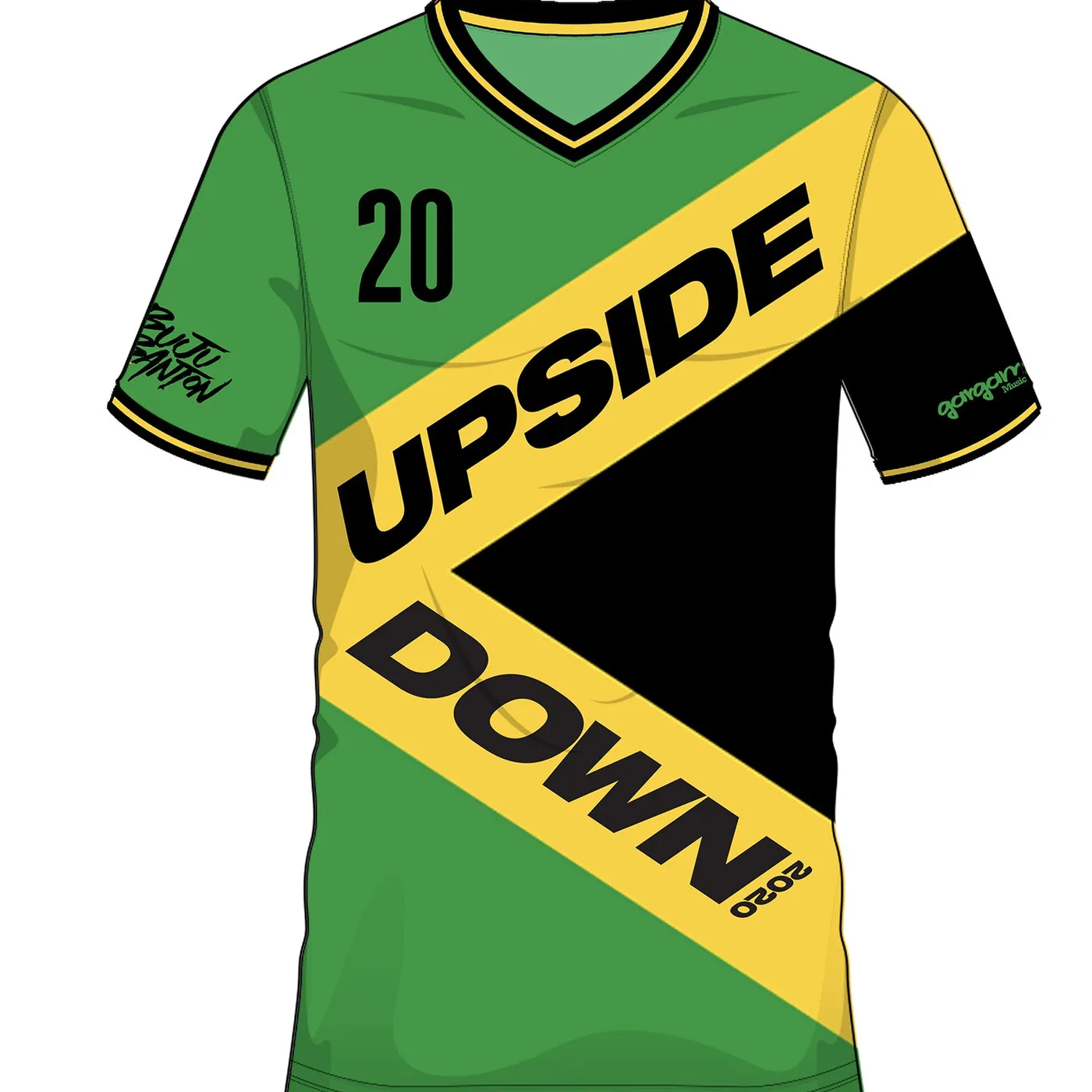 Buju Banton Upside Down Soccer Jersey