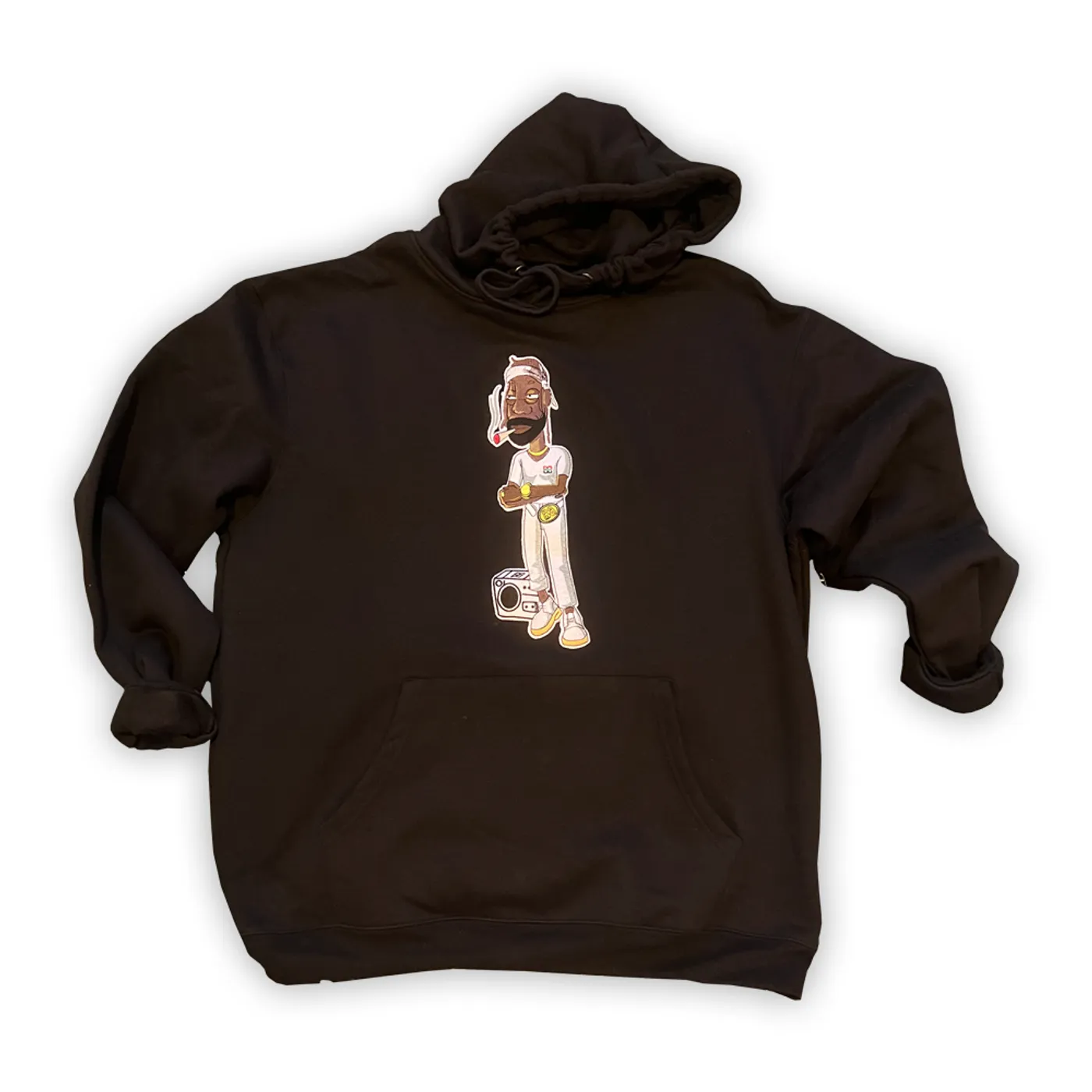 Buju Banton Crypto Rude Boy patch hoodie