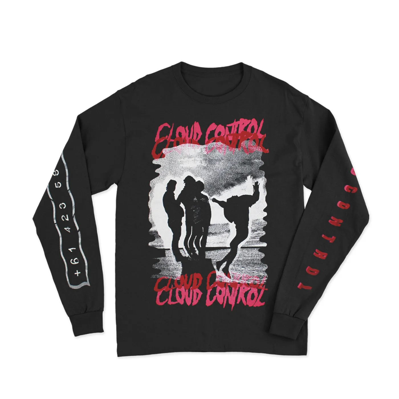 Cloud Control Phone Number Longsleeve Black Tshirt