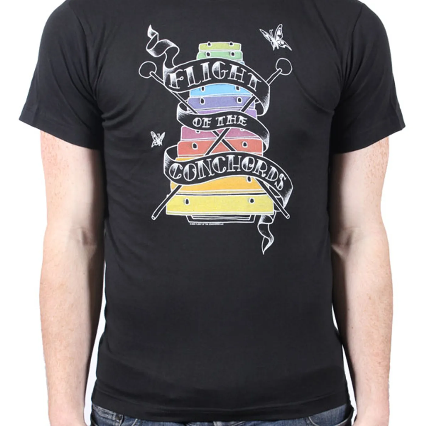 Flight of the Conchords Rockenspiel Black Tshirt