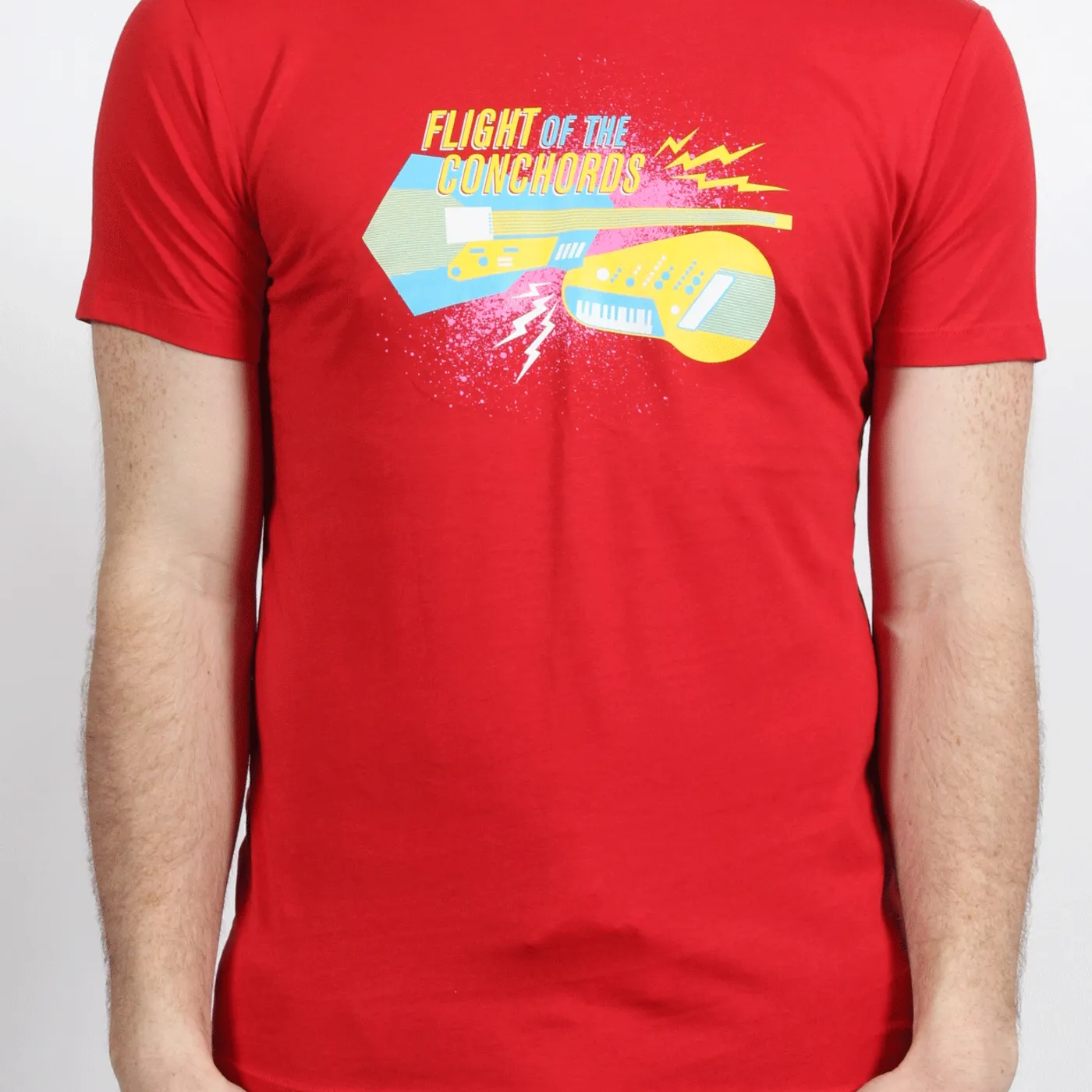 Flight of the Conchords Red Omnichord Tshirt 2012