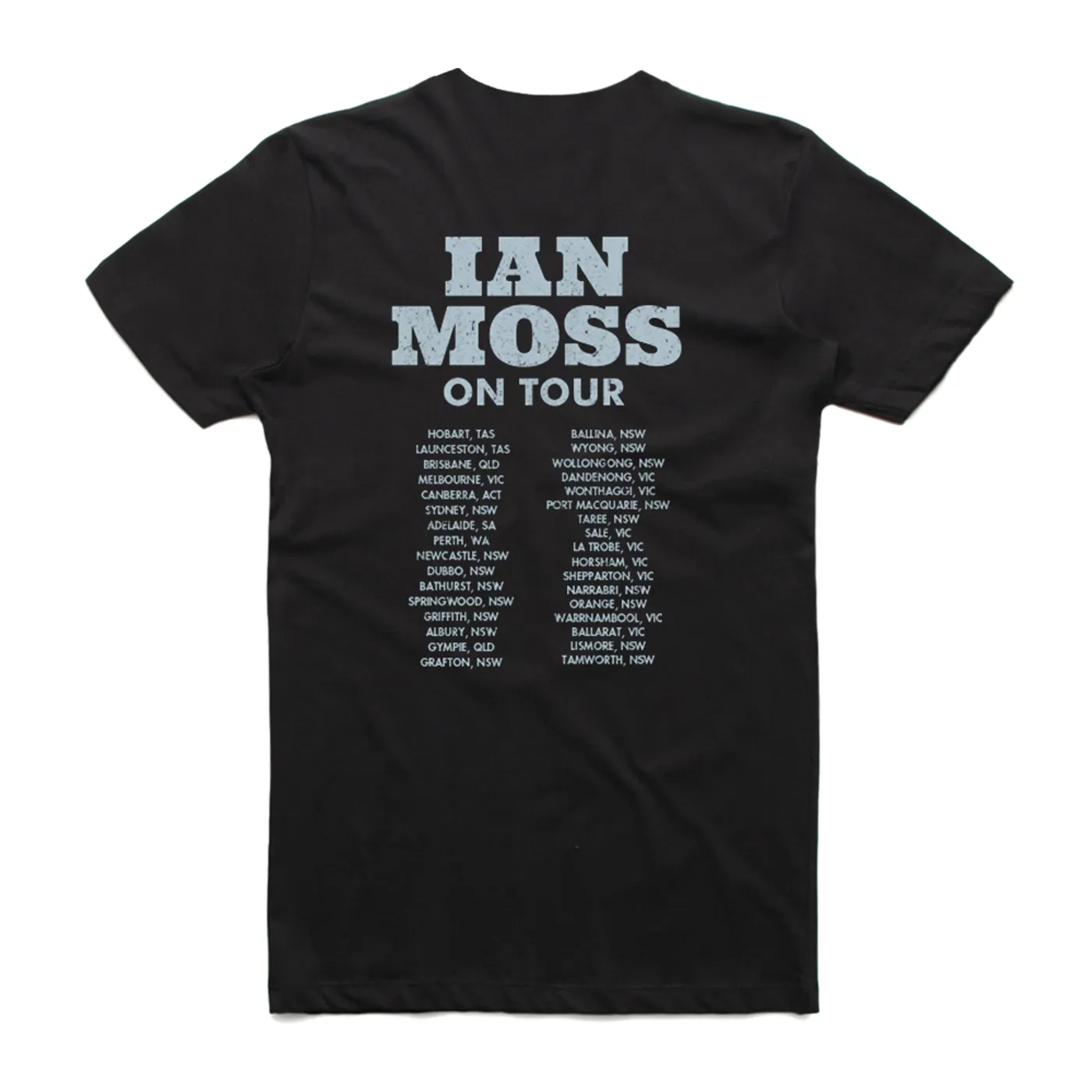 Ian Moss Tour 2018 Black Tshirt