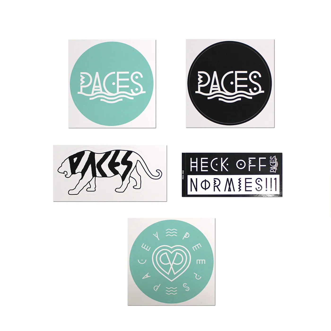 Paces Sticker Set