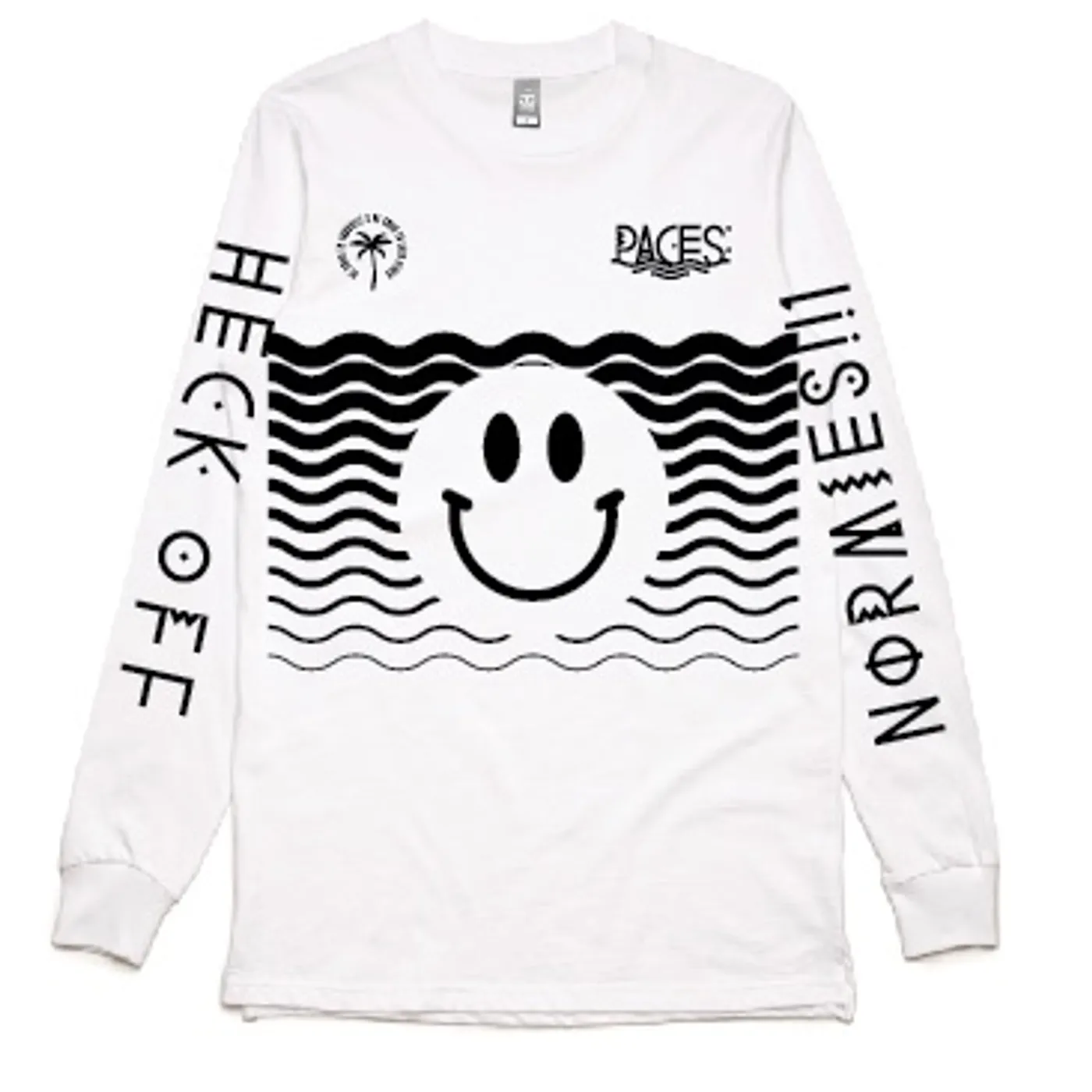 Paces Heck Off White Longsleeve Tshirt