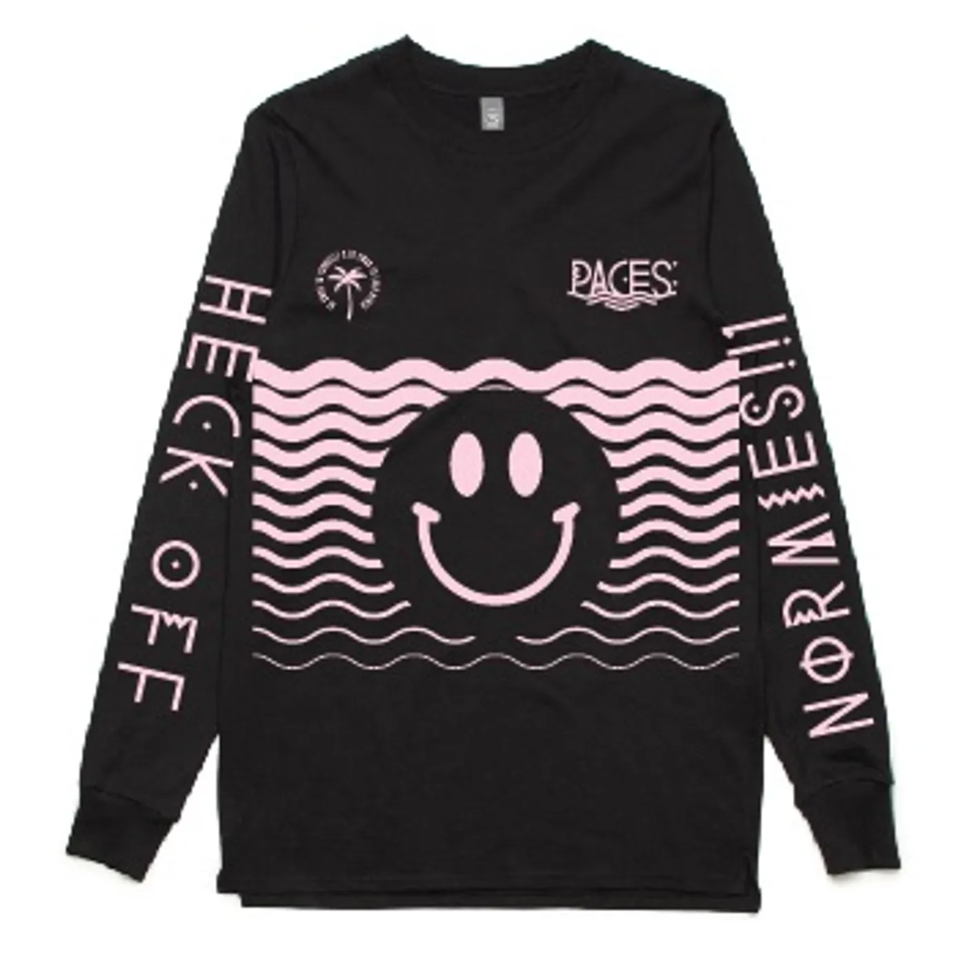 Paces Heck Off Black Longsleeve Tshirt