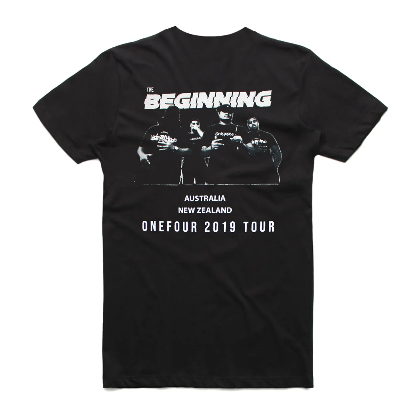 One Four The Beginning Black Tshirt
