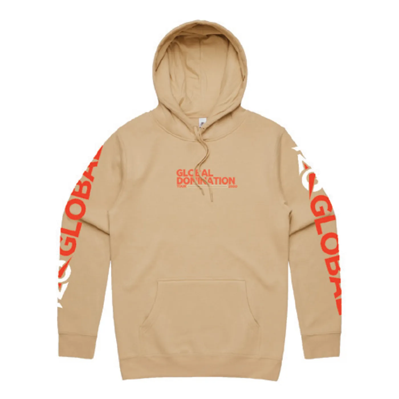 Tiny Meat Gang Global Domination Tan Hoodie