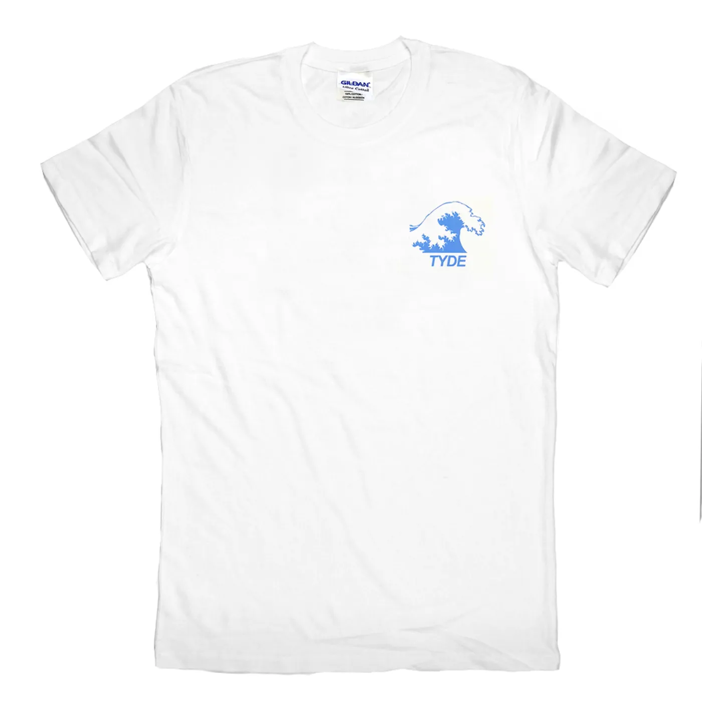 Tyde Levi Blue Wave White Tshirt