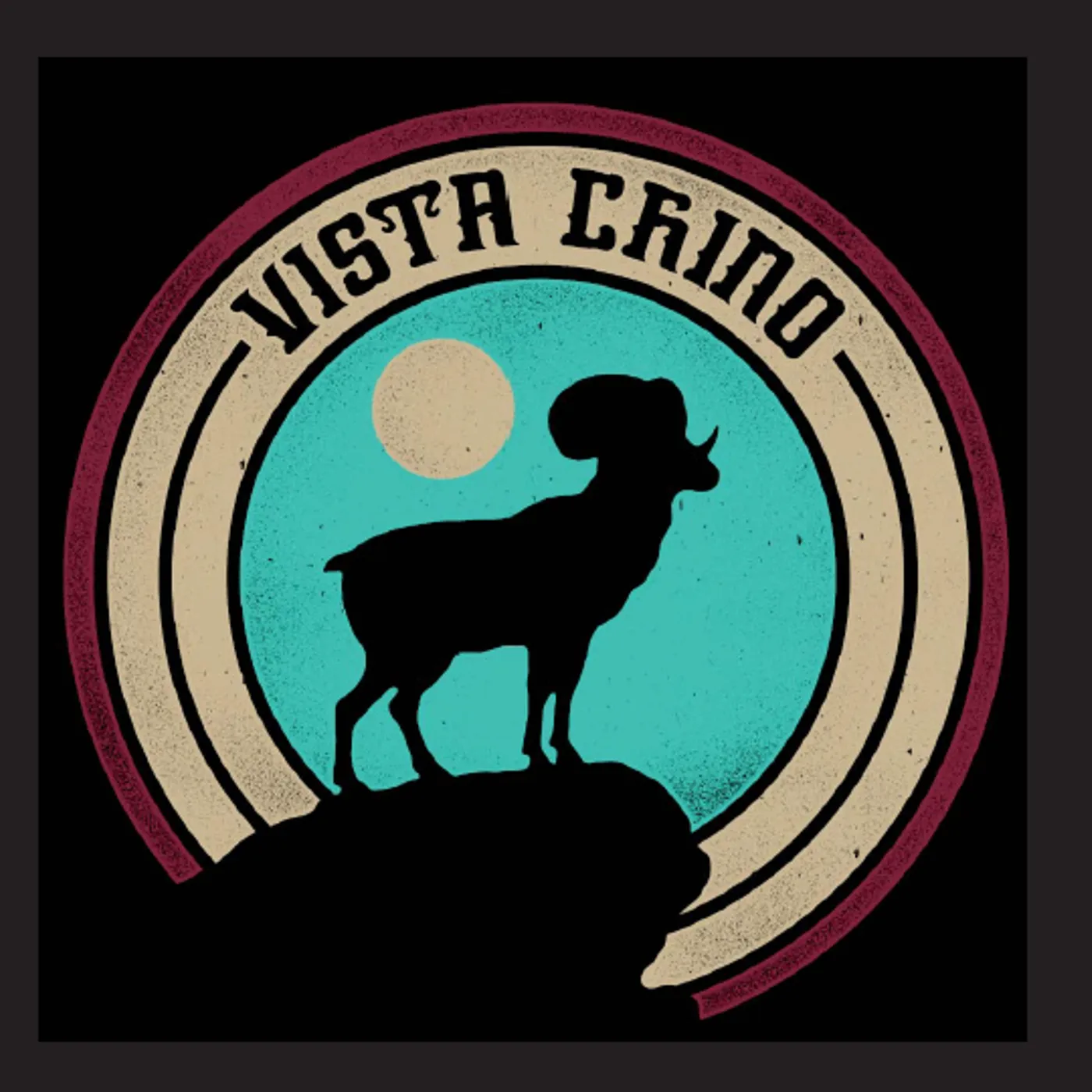 Vista Chino Ram Black Tshirt