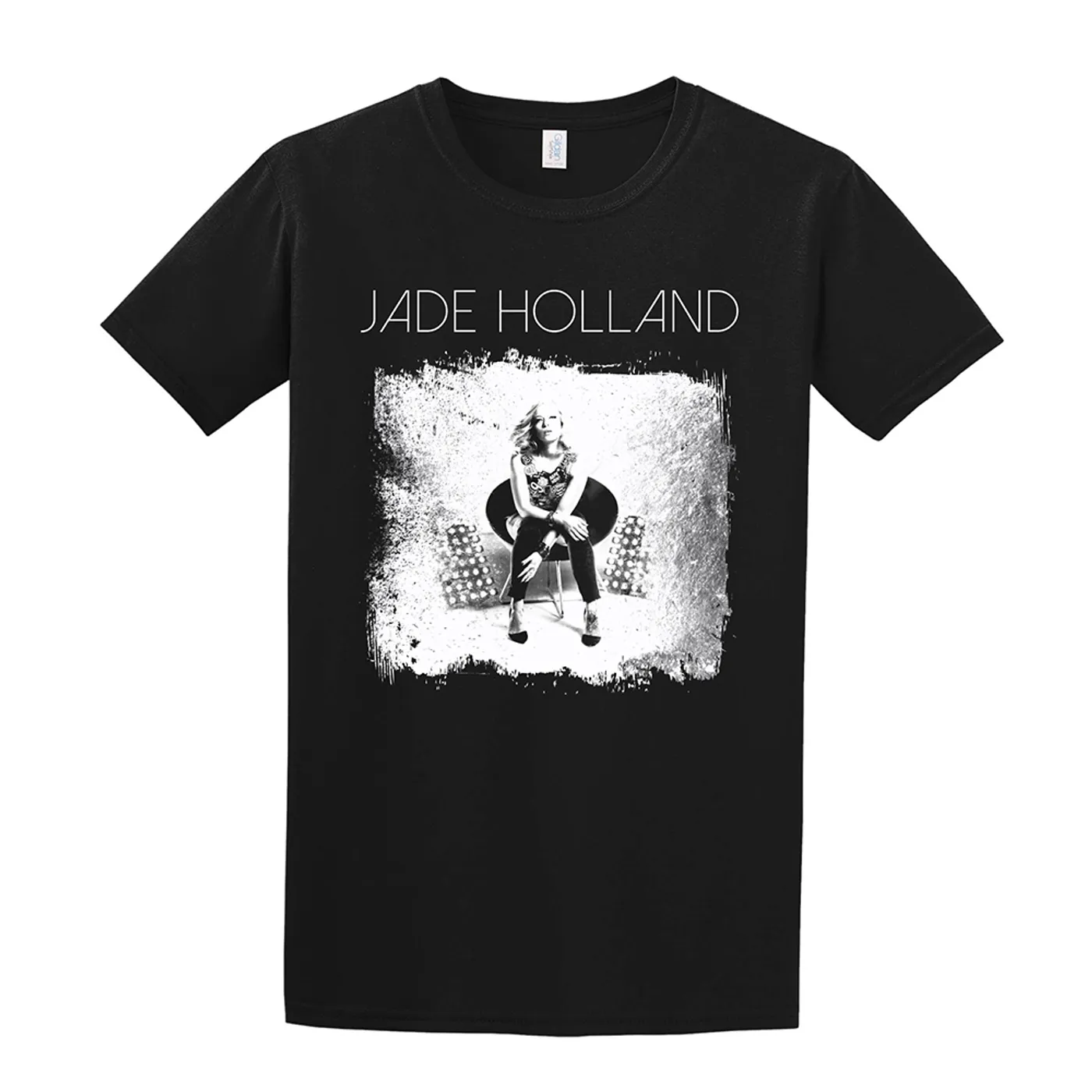 Jade Holland Grunge Unisex Black Tshirt