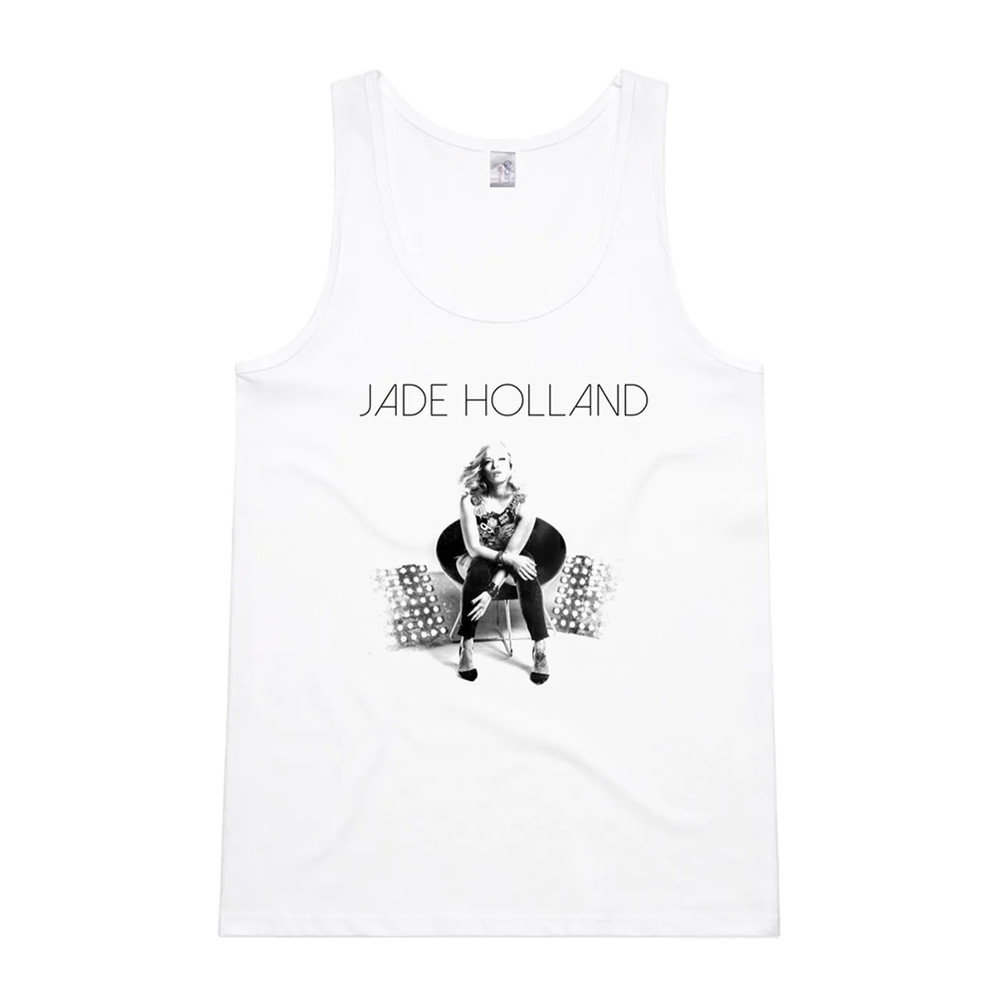 Jade Holland Ladies White Singlet