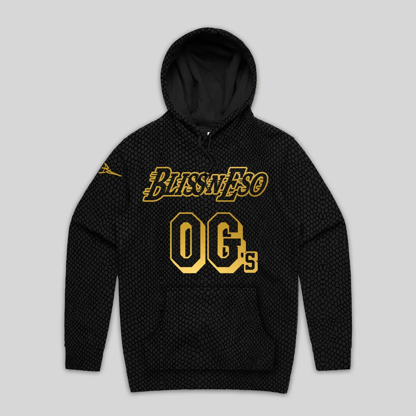 Bliss N Eso Snake Skin Black Hoodie