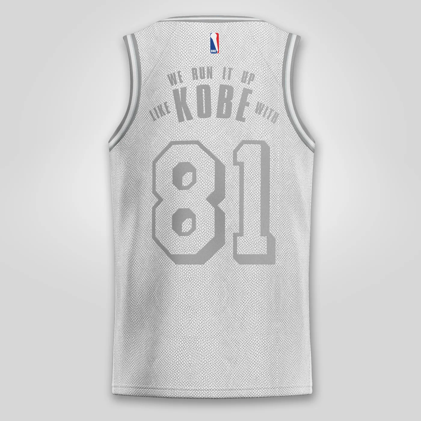 Bliss n Eso Snake Print Basketball Jersey White