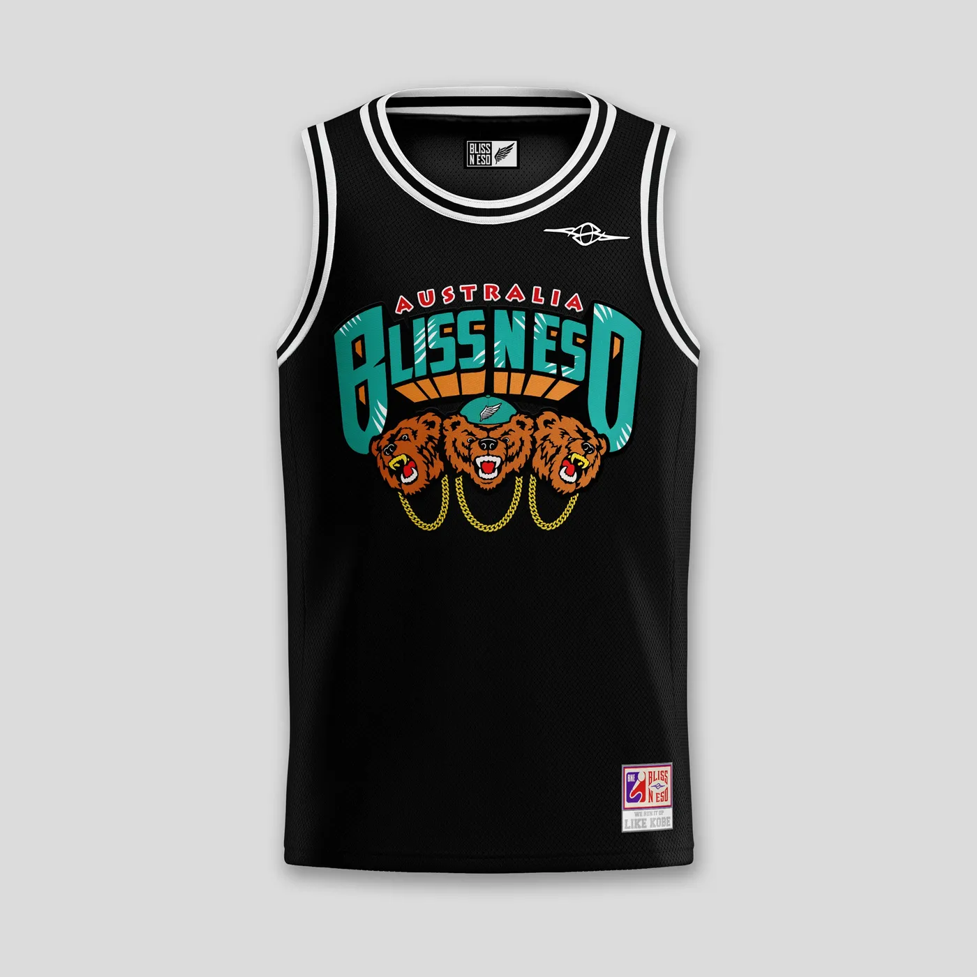 Bliss n Eso Flying Colours 15th Anniversary Limited Edition Black Basketball Jersey