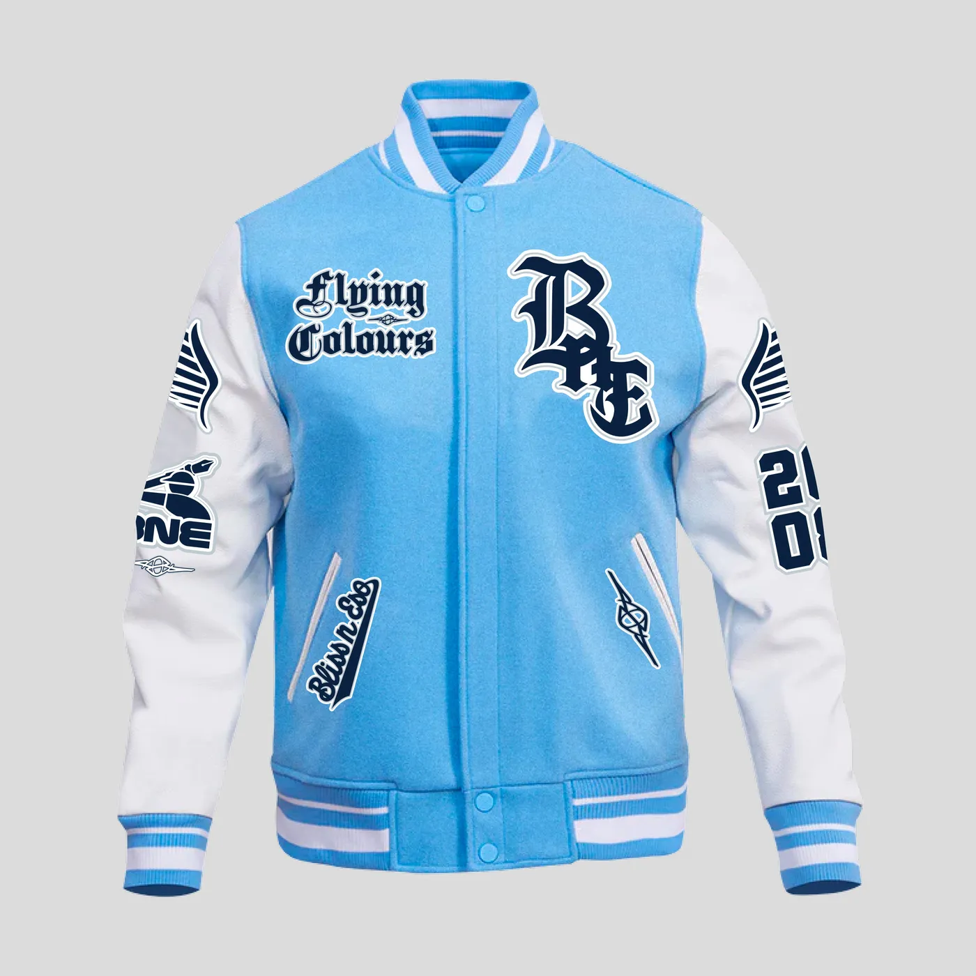 Bliss n Eso Limited Edition Blue FC Varsity Jacket