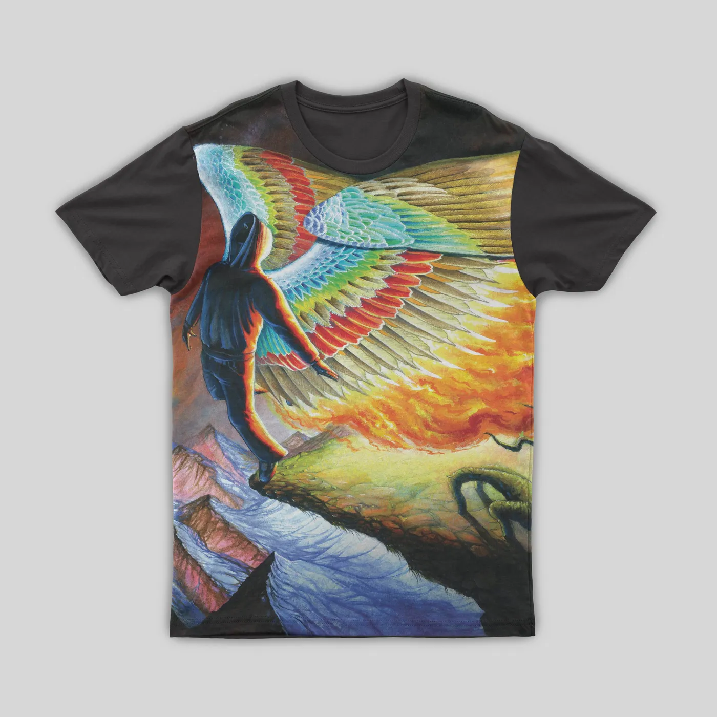 Bliss n Eso TOUR ALLOVER BLACK SHIRT