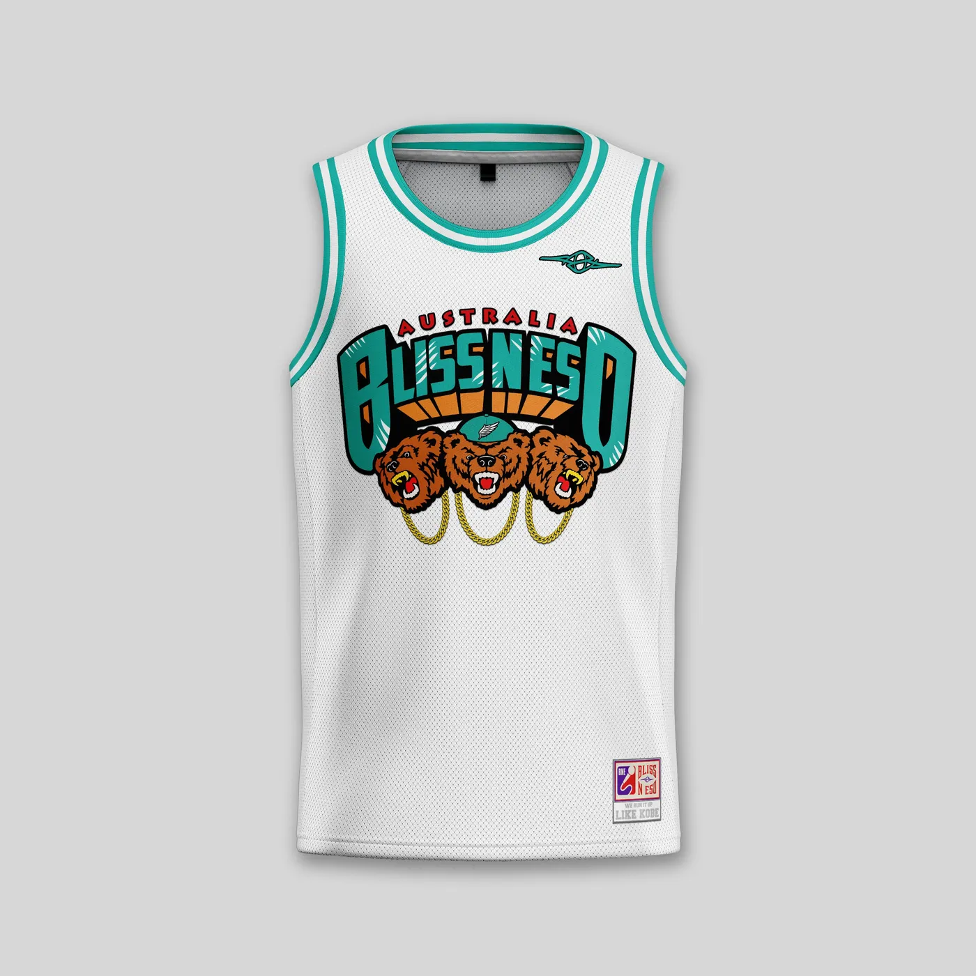 Bliss n Eso GRIZZLY WHITE JERSEY