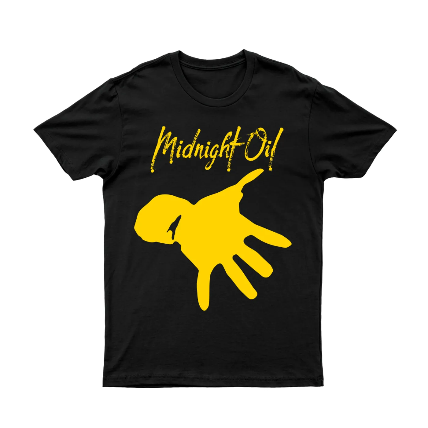 Midnight Oil Hand Black Tshirt