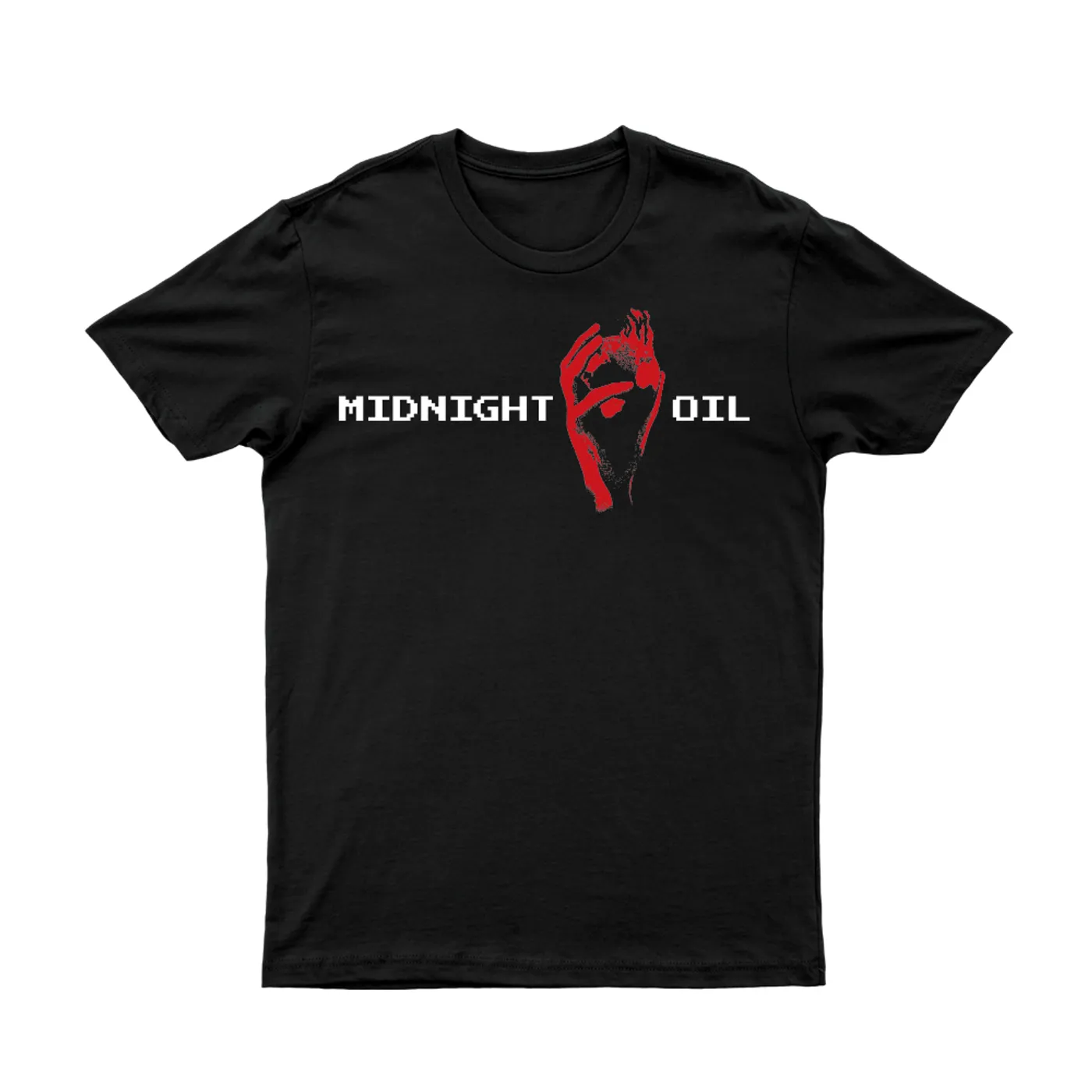 Midnight Oil RISING SEAS TOUR BLACK TSHIRT