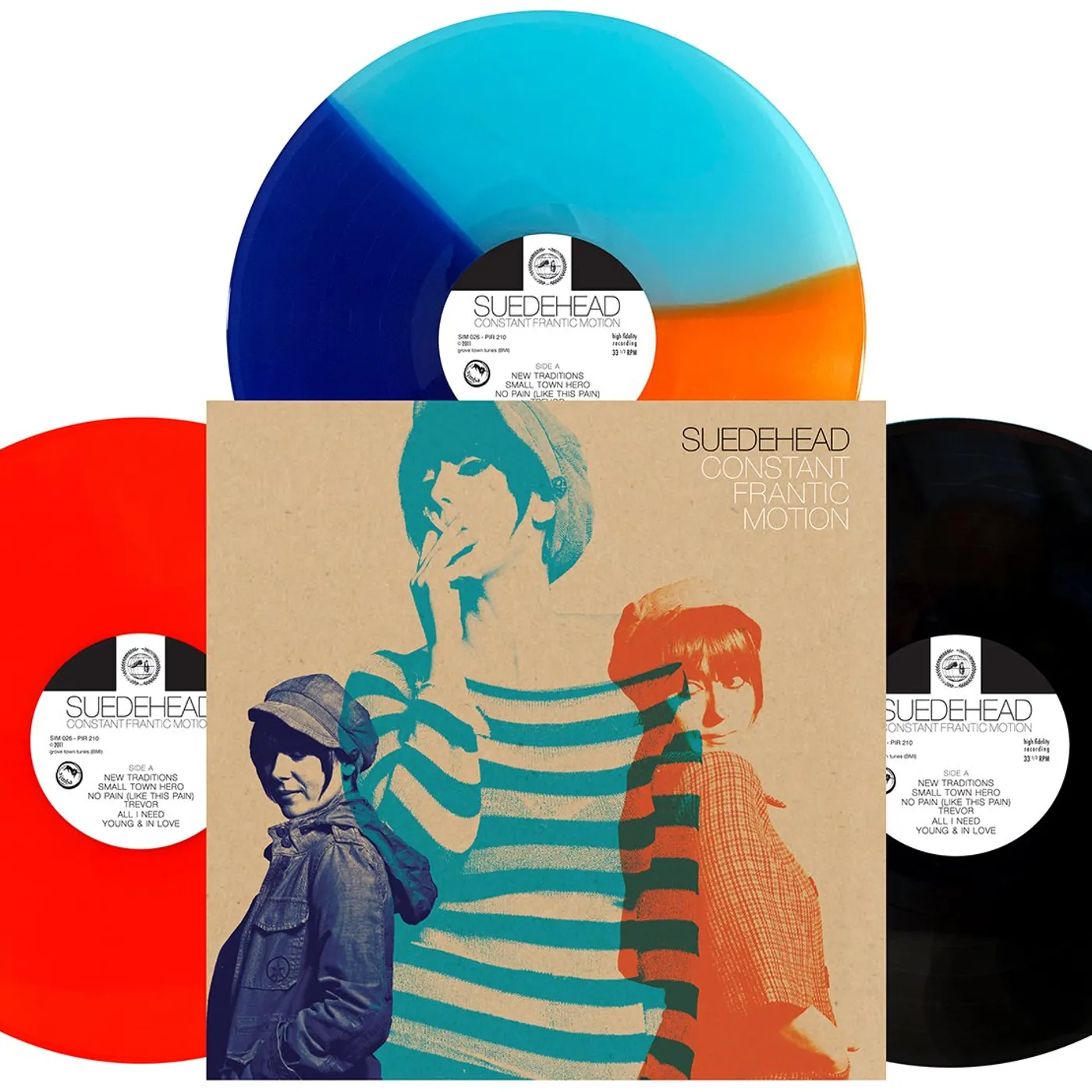 Suedehead - Constant Frantic Motion LP+7" (Vinyl)