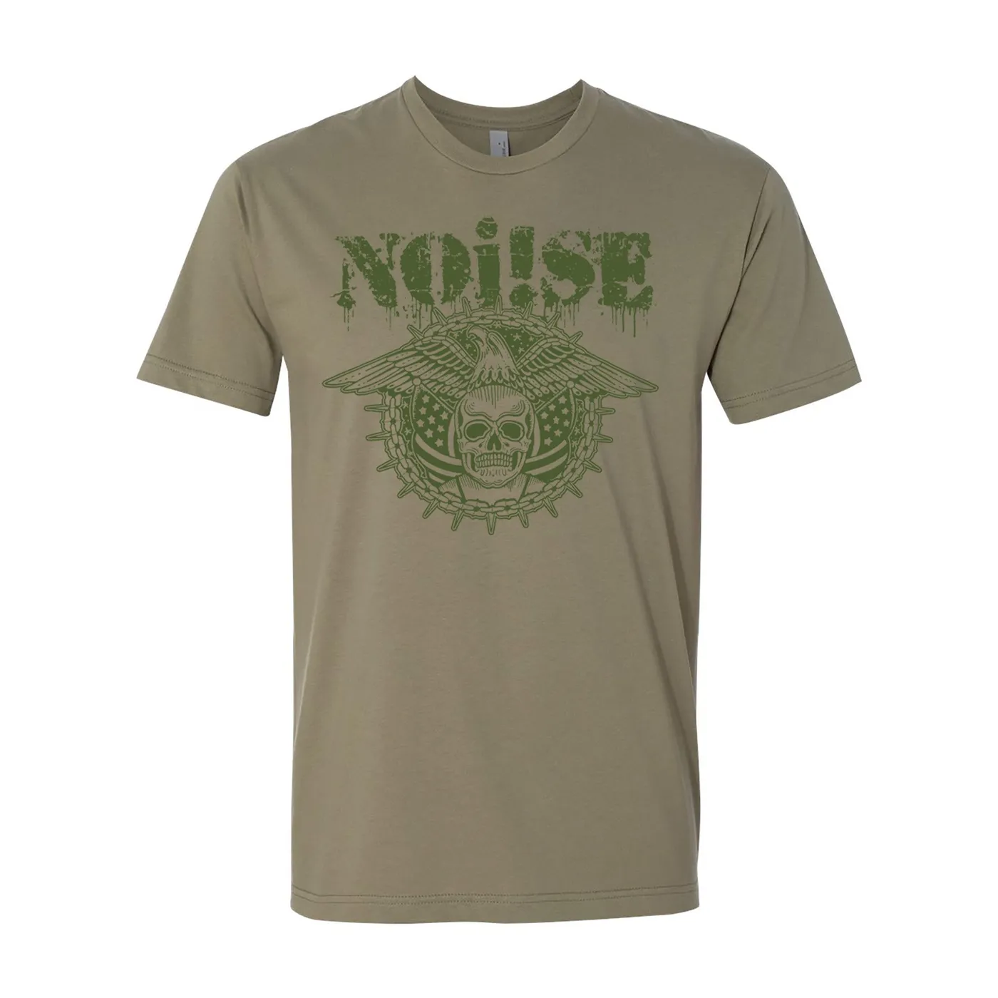NOi!SE - Skull Eagle Logo - Green - T-Shirt