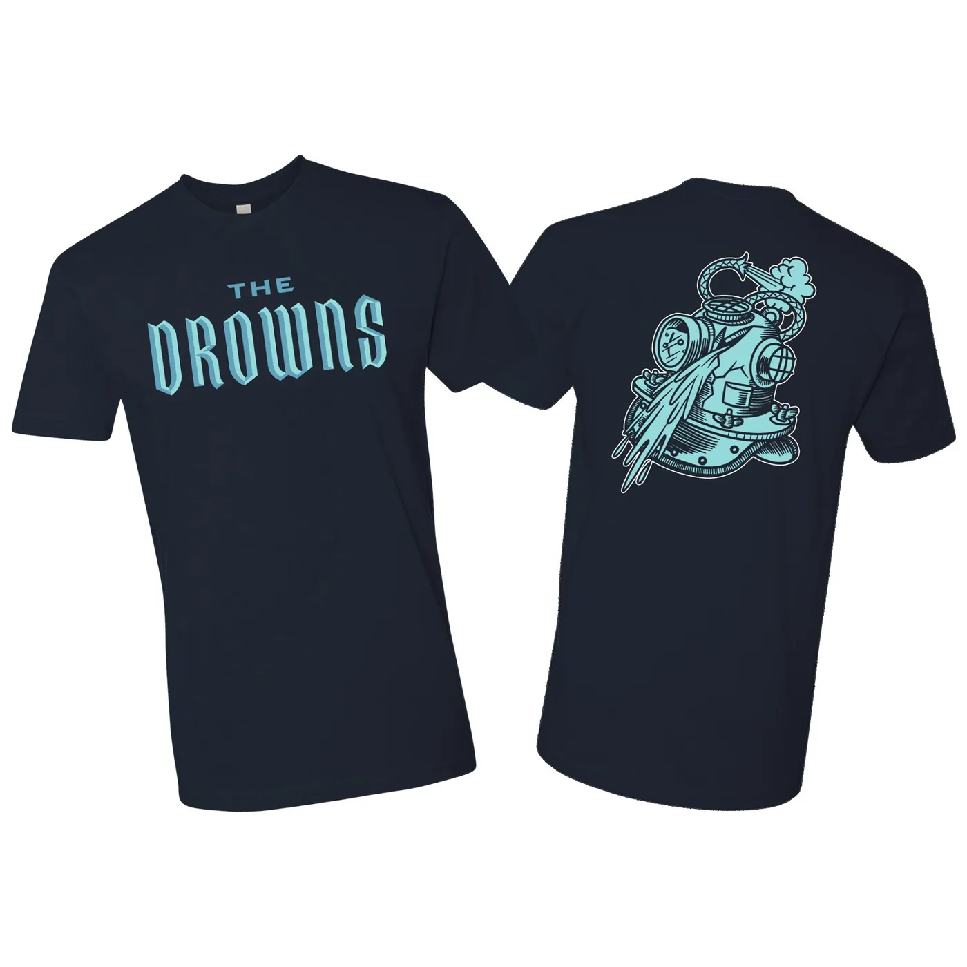 The Drowns - Team Colors - Blue on Navy - T-Shirt