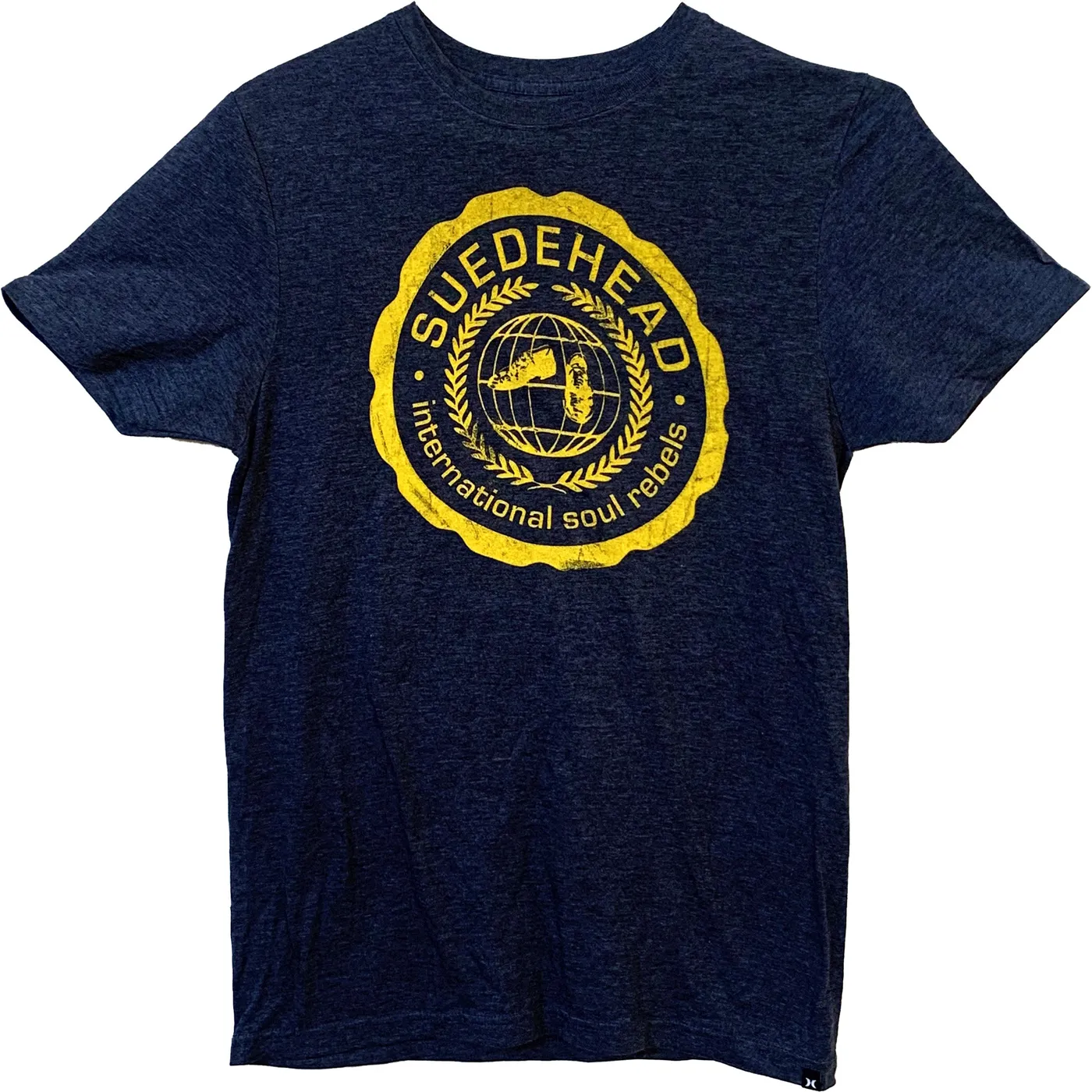 Suedehead - International Soul Rebels - Yellow on Blue - T-Shirt