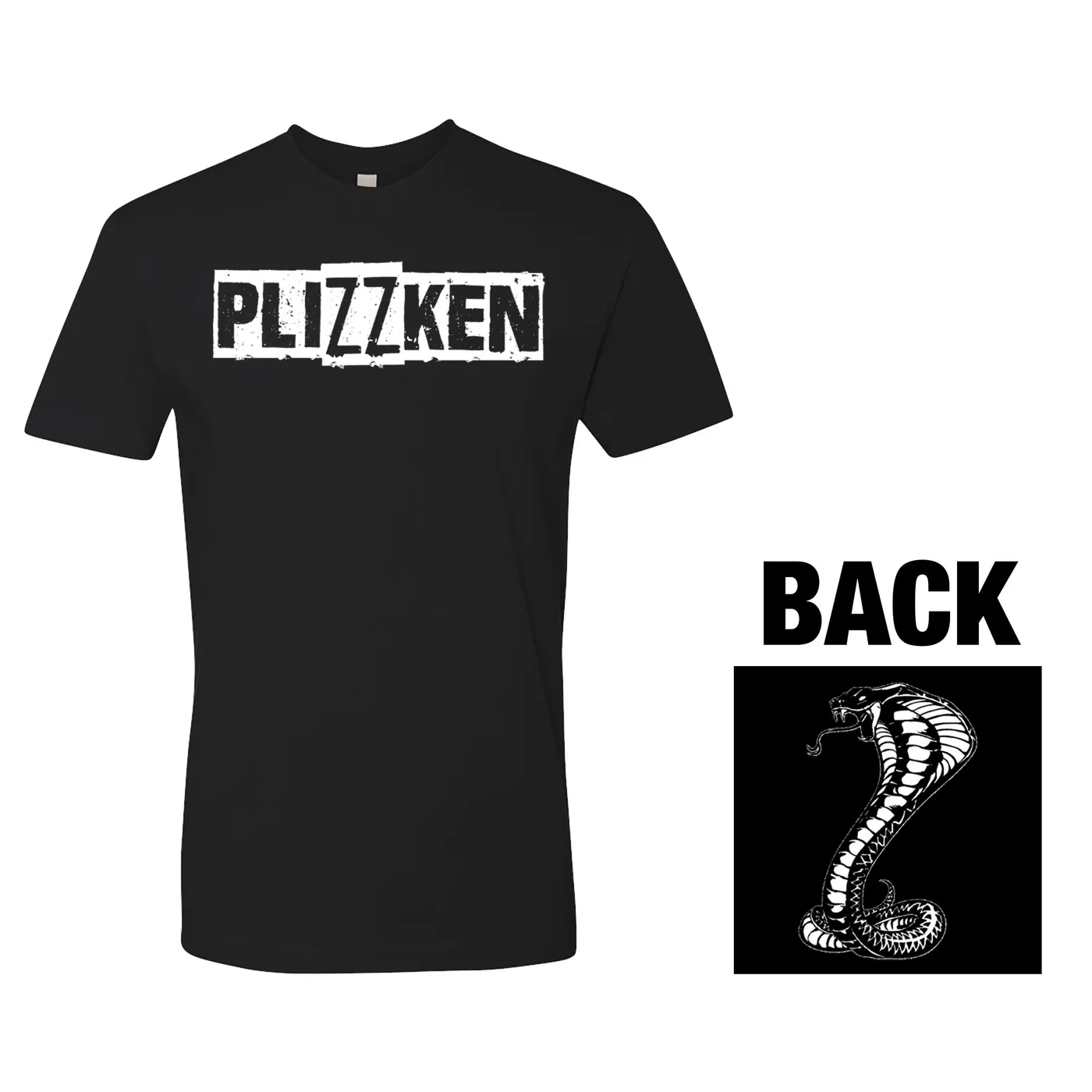 Plizzken - Logo - Black - T-shirt