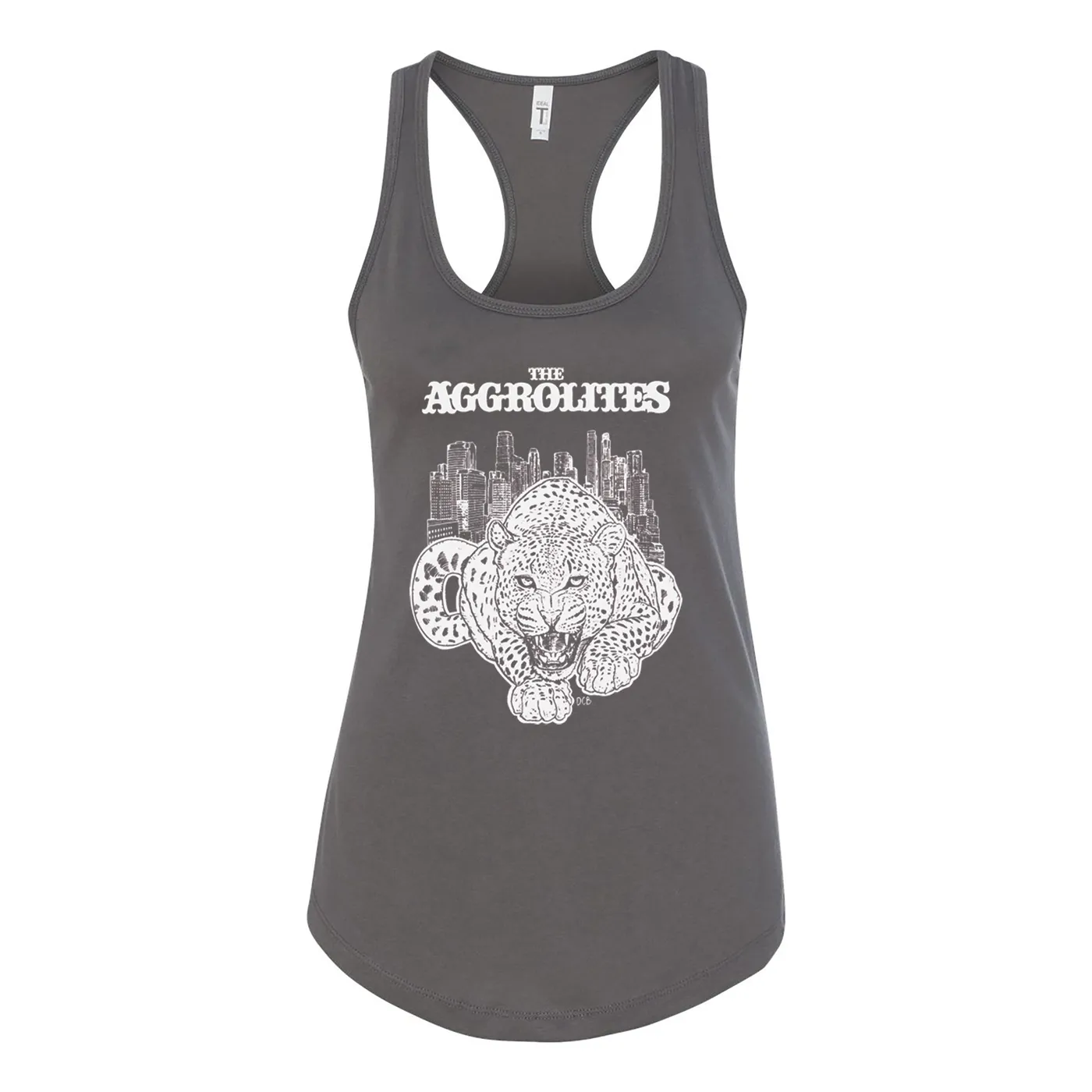 The Aggrolites - Cat - Grey - Tank - Fitted