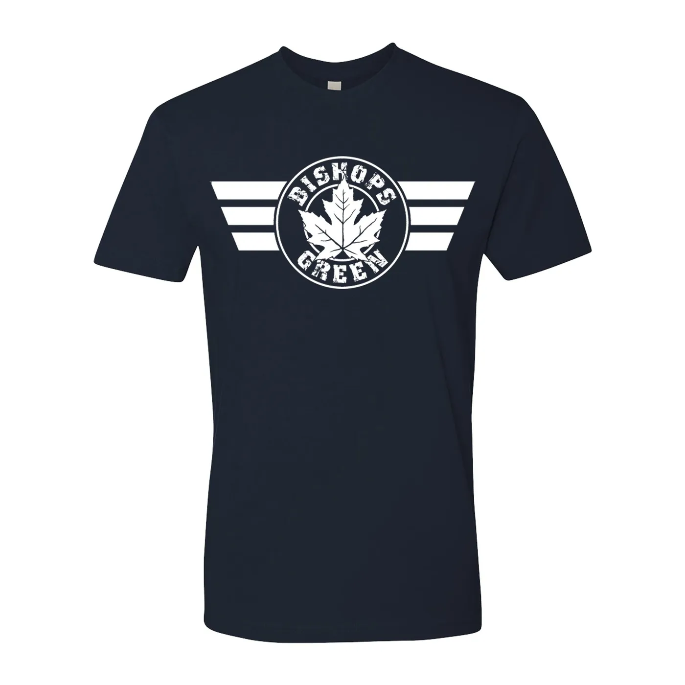 Bishops Green - Maple Leaf - Navy - T-Shirt