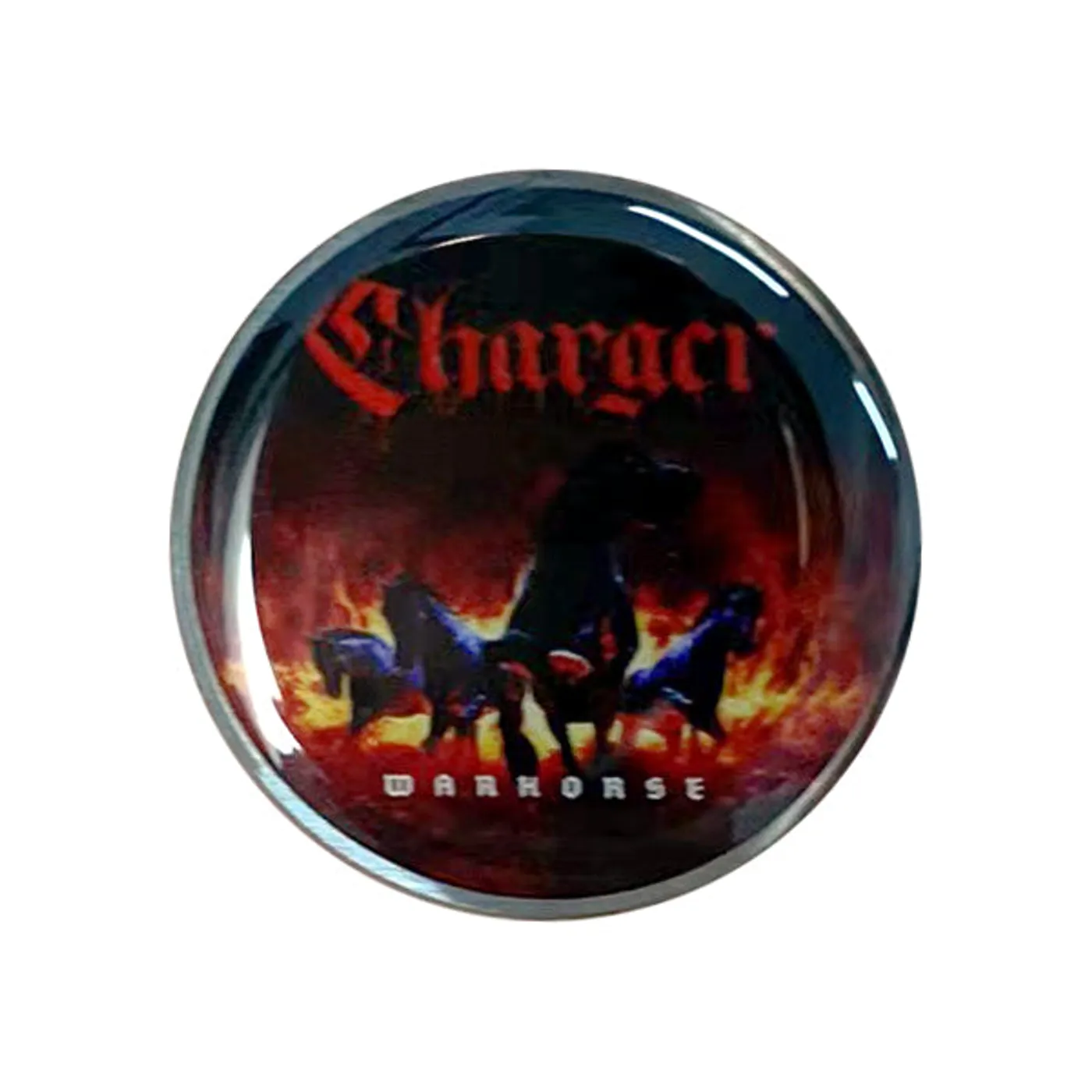 Charger - Warhorse Album Jacket - 1" Enamel Pin