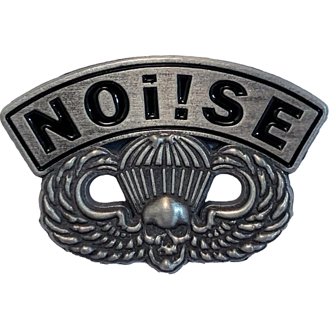 NOi!SE - Parachute Logo - 1.5” Enamel Pin