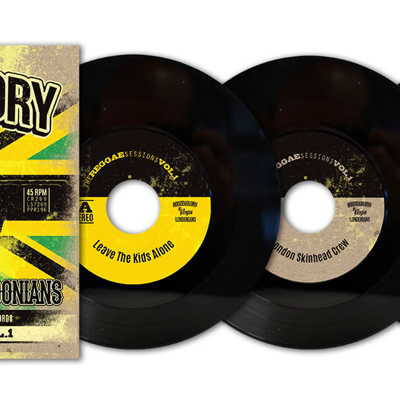 Booze & Glory - The Reggae Sessions Vol 1 3x7"