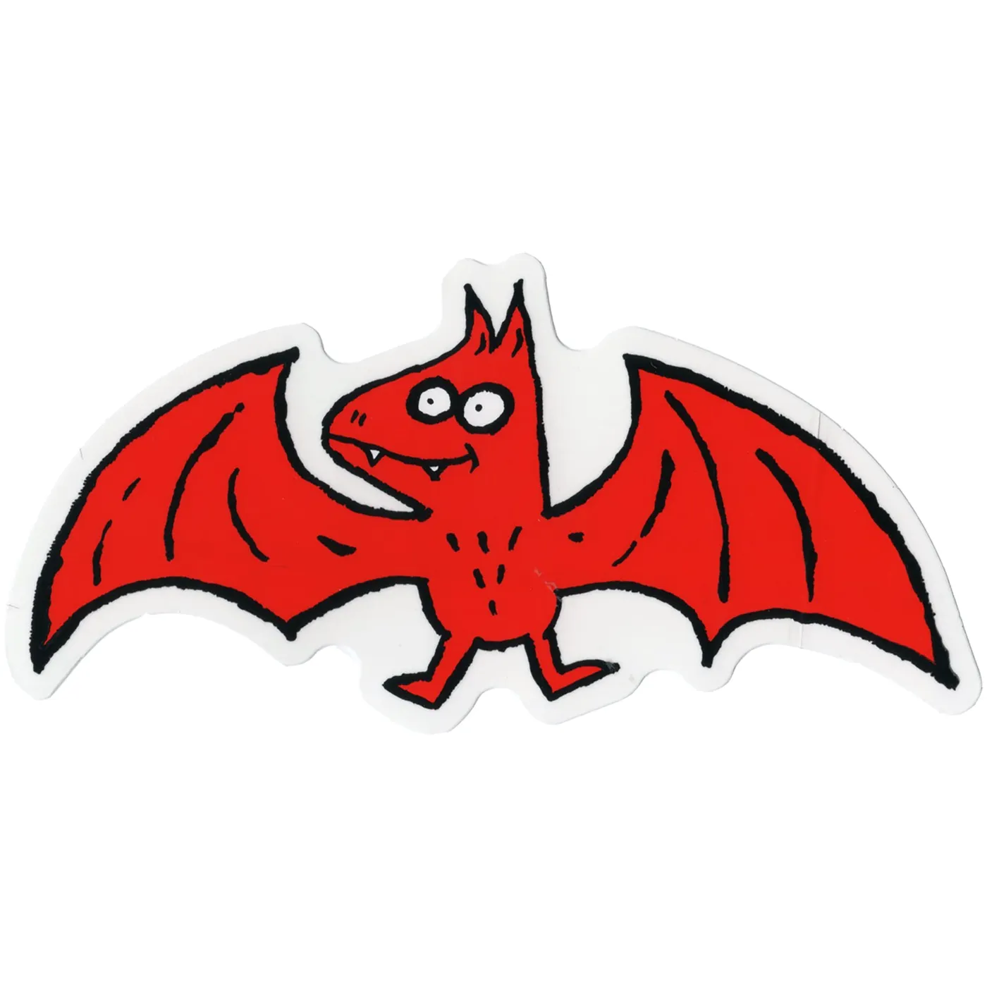 Kepi Ghoulie - Bat - 5" Vinyl Shaped Sticker