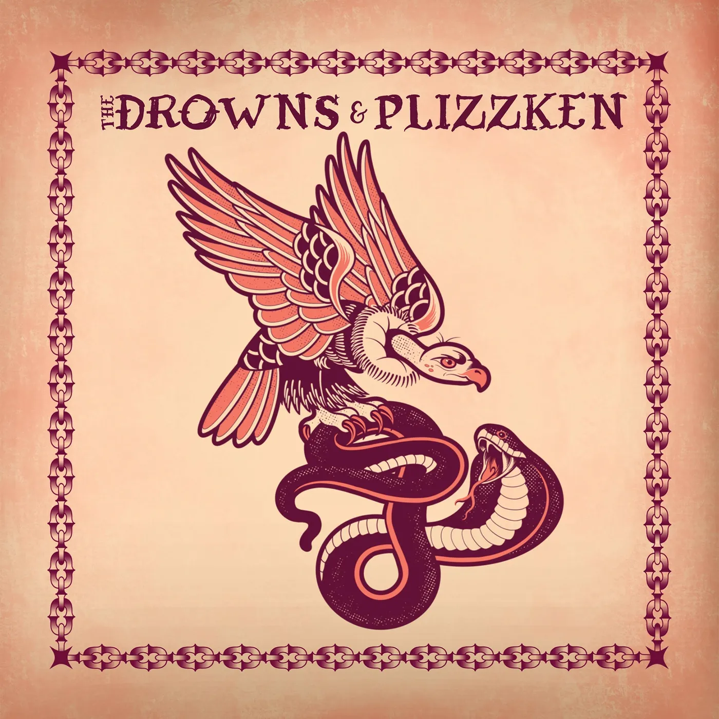The Drowns/Plizzken split 7"