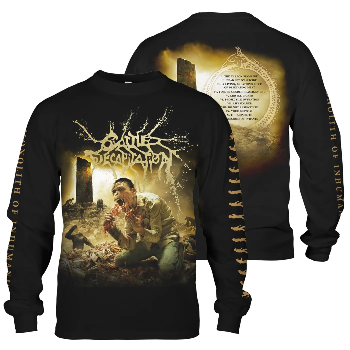 Cattle Decapitation "Monolith Of Inhumanity" Longsleeve