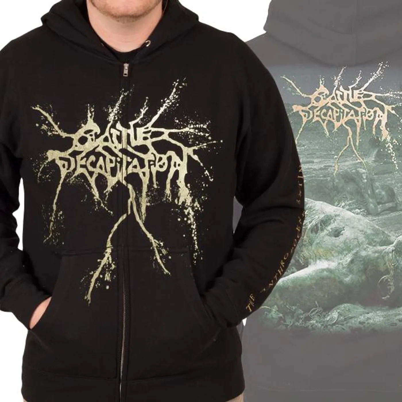 Cattle Decapitation "Anthropocene Extinction" Zip Hoodie