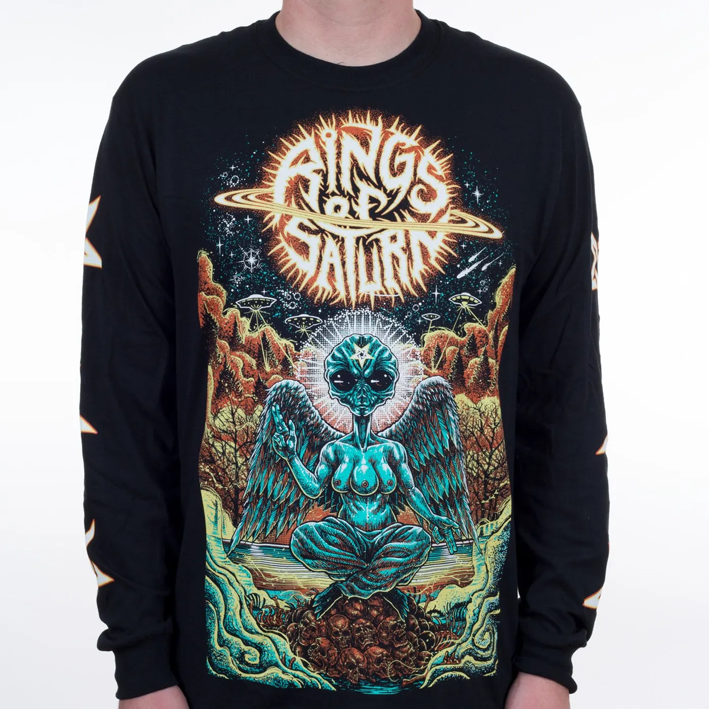 Rings of Saturn "Alien Baphomet" Longsleeve