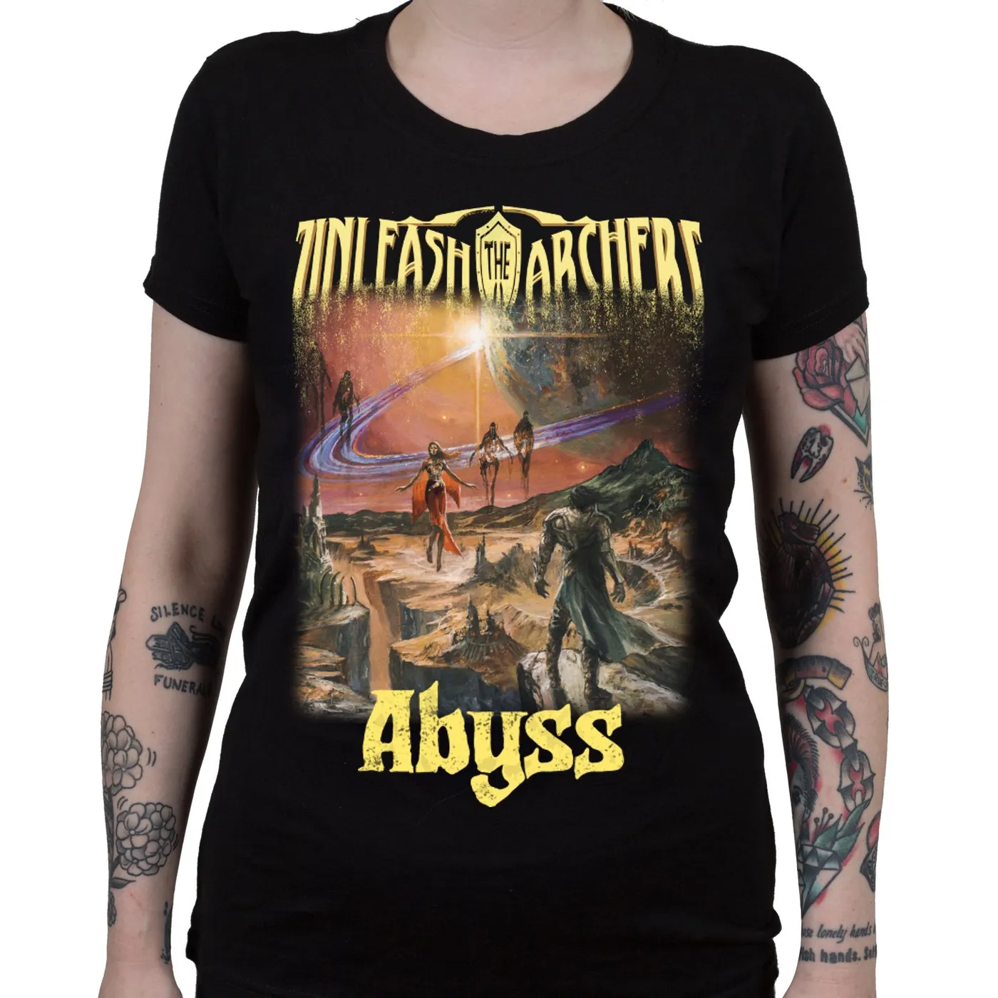 Unleash The Archers "Abyss" Girls T-shirt