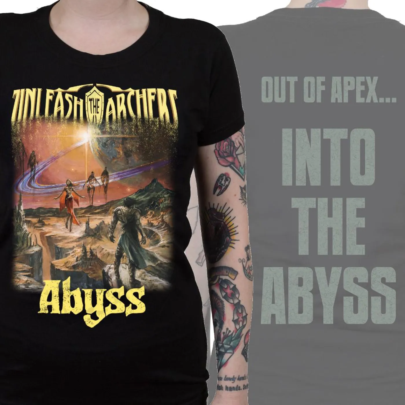 Unleash The Archers "Abyss" Girls T-shirt