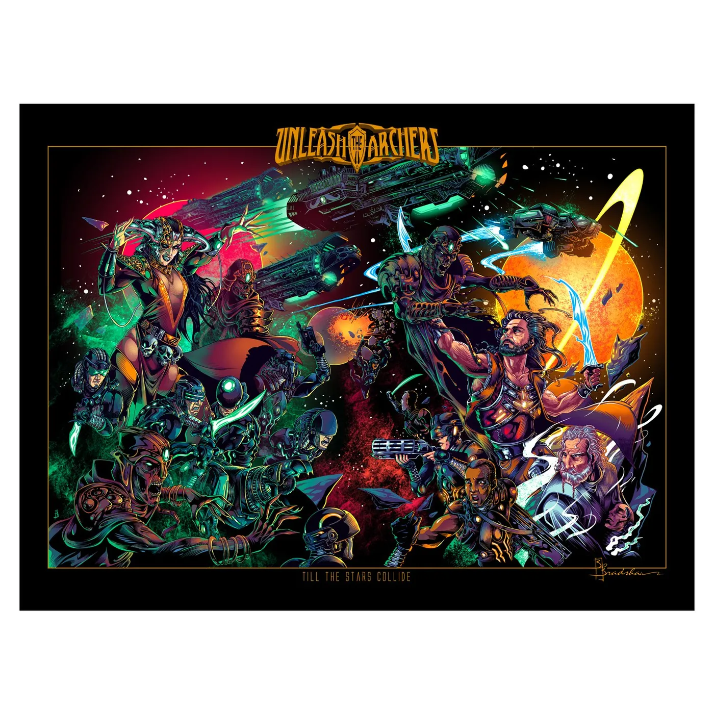 Unleash The Archers "Battle" Posters