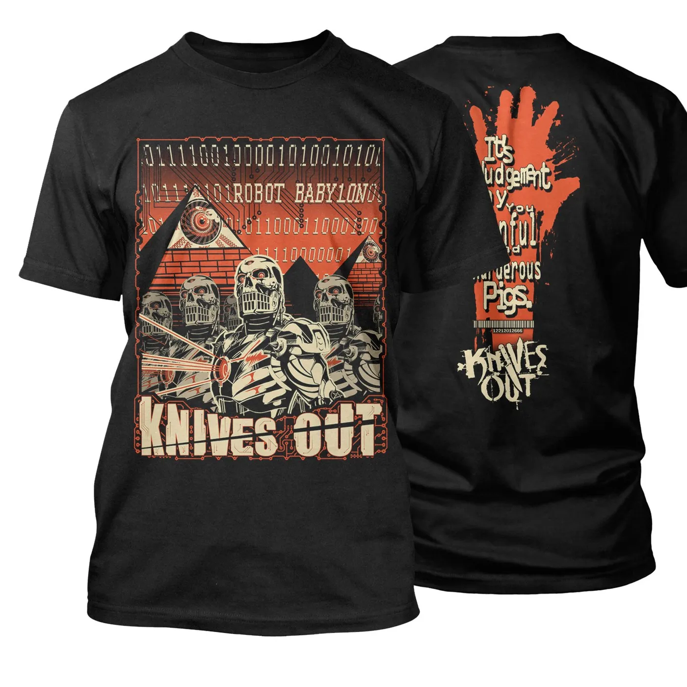Knives Out! "Robot Babylon" T-Shirt