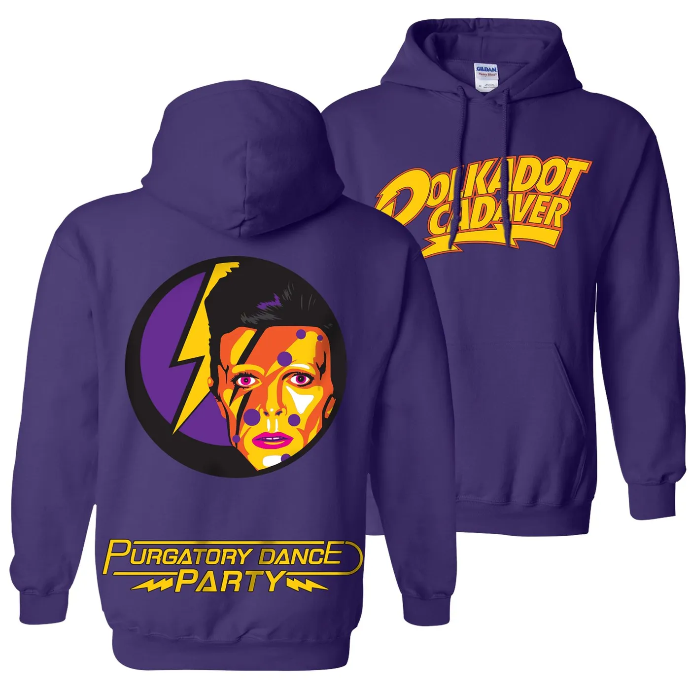 Polkadot Cadaver "Purgatory Bowie Dance Party" Pullover Hoodie