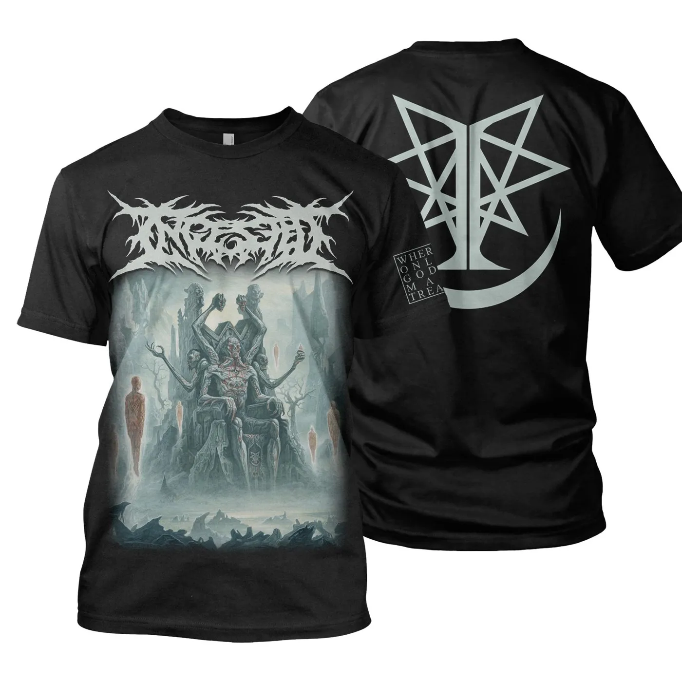 Ingested "Where Only Gods May Tread (black)" T-Shirt